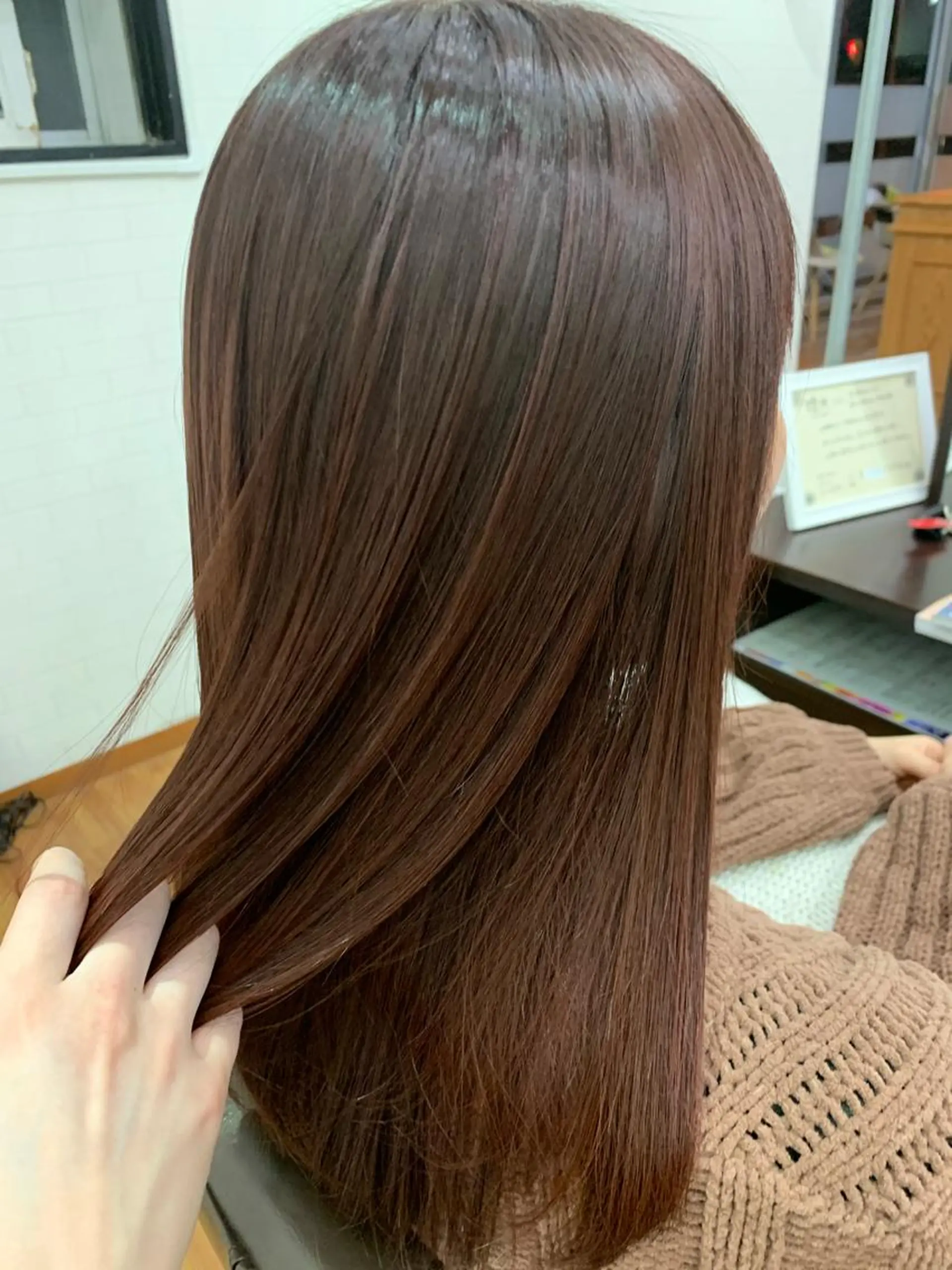 セミロング カラー ヘアカラー トリートメント stellae by INFINI（アンフィニー）所属・星 翔のヘアスタイル