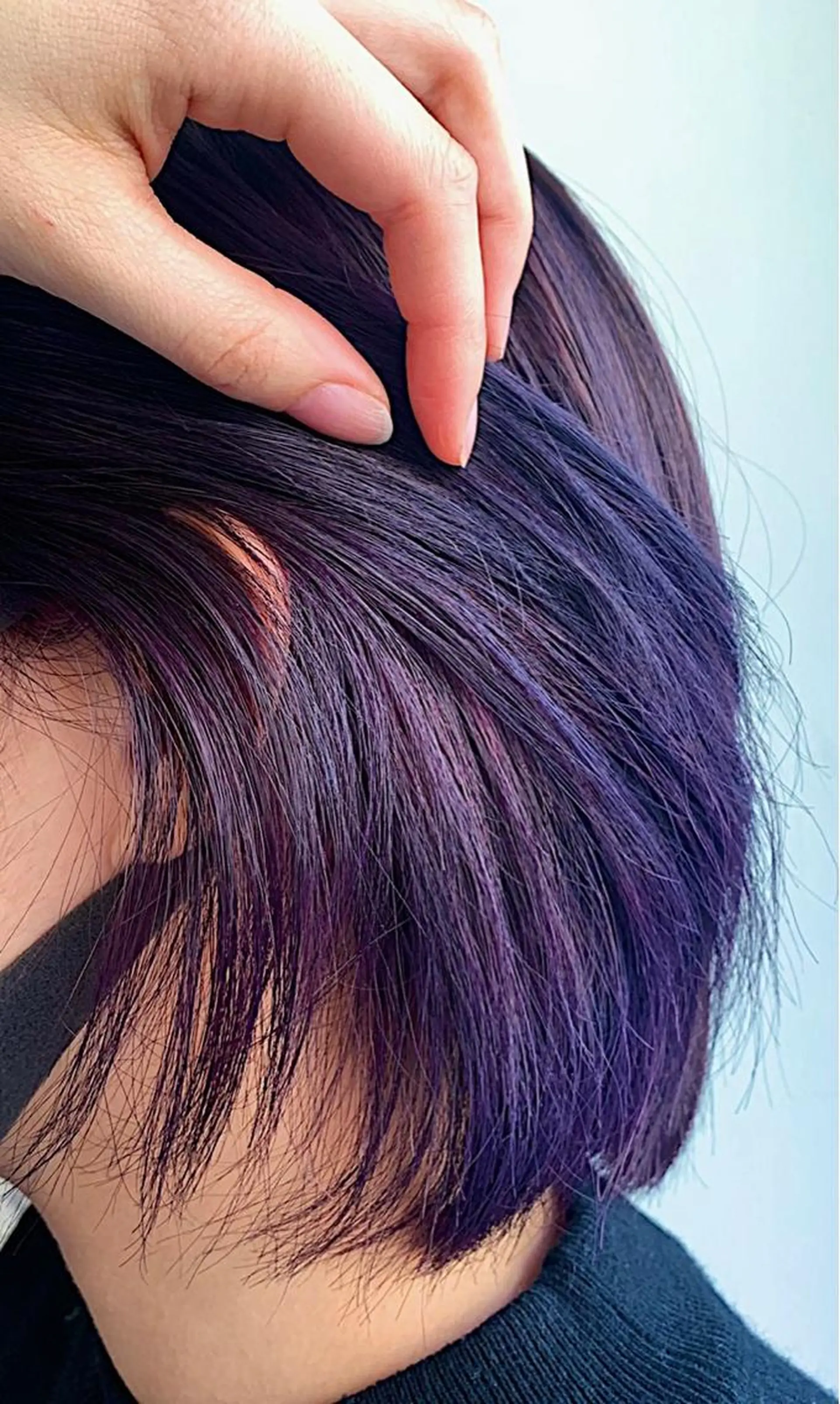 ミディアム カラー 佐伯 蓮のヘアスタイル