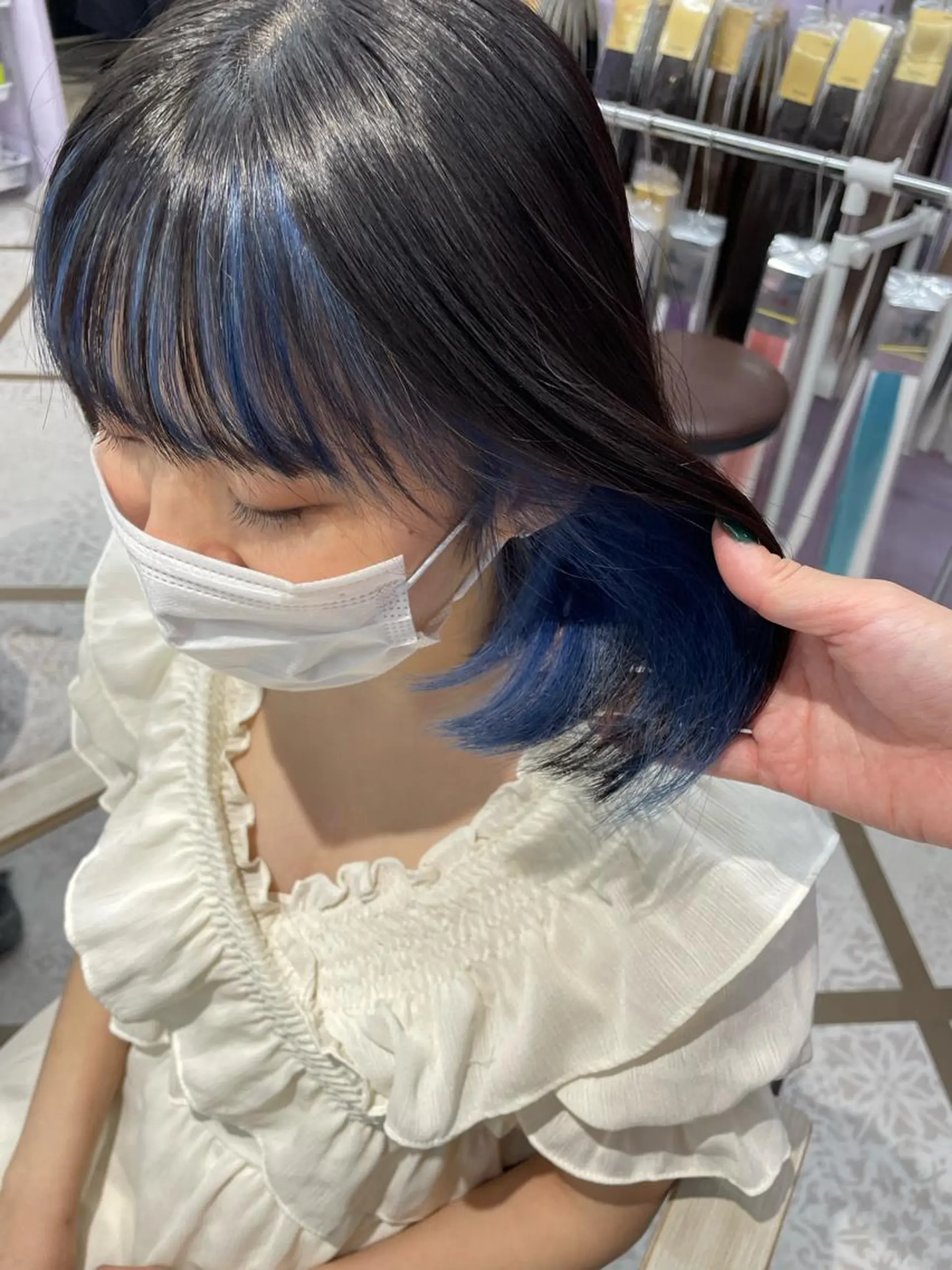 ミディアム Cielro【 シェイロ 】所属・Cielro/ダブル カラー/西田咲希のヘアスタイル