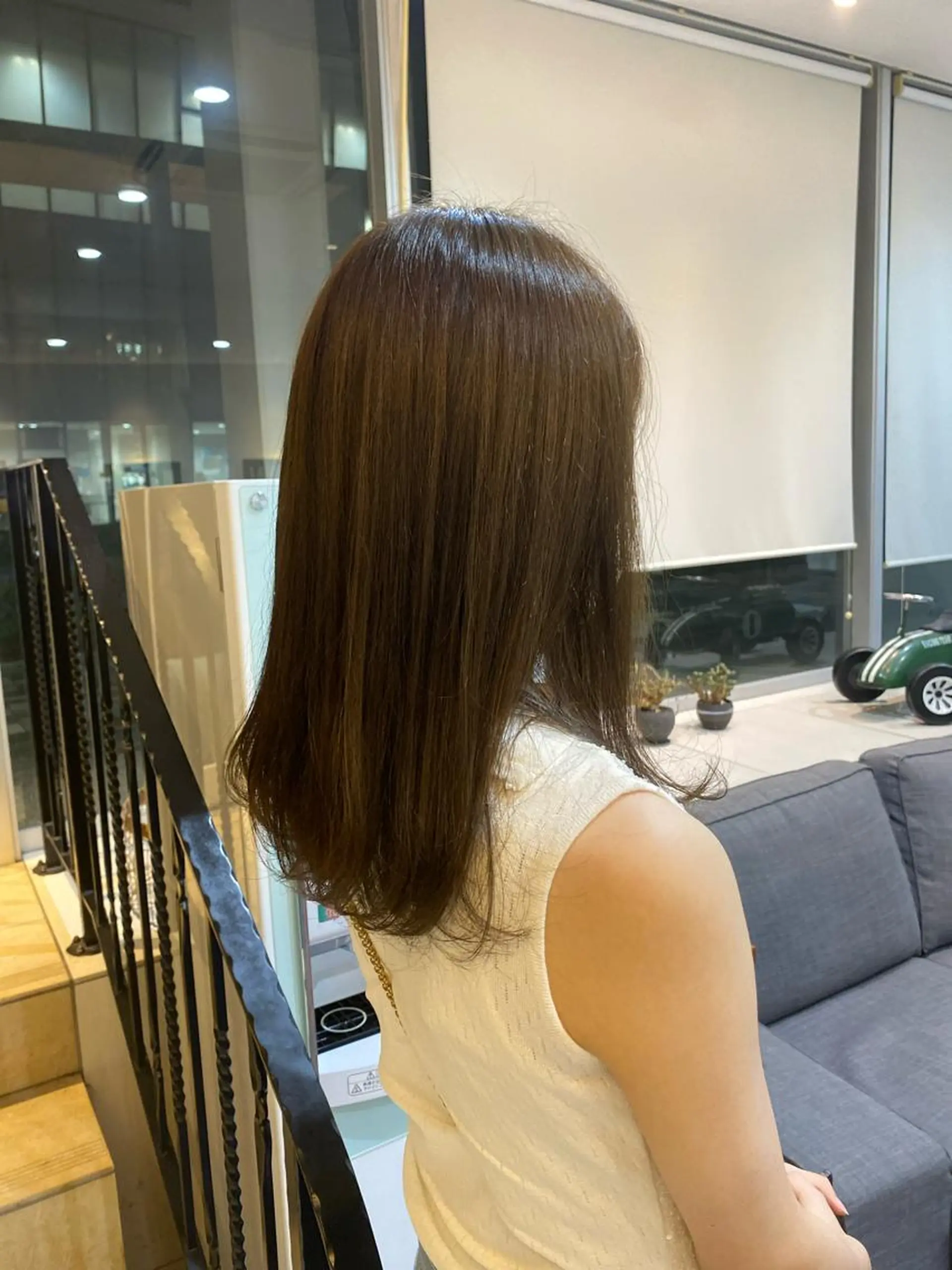 セミロング レイヤー支持no.1 ☆笠原翔一のヘアスタイル