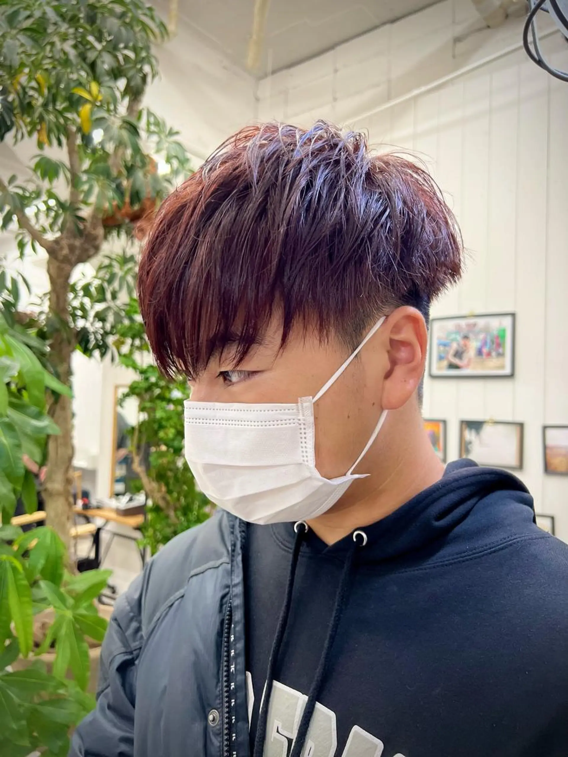 カラー メンズ ダメージレスブリーチ /艶髪/横須賀智也のヘアスタイル