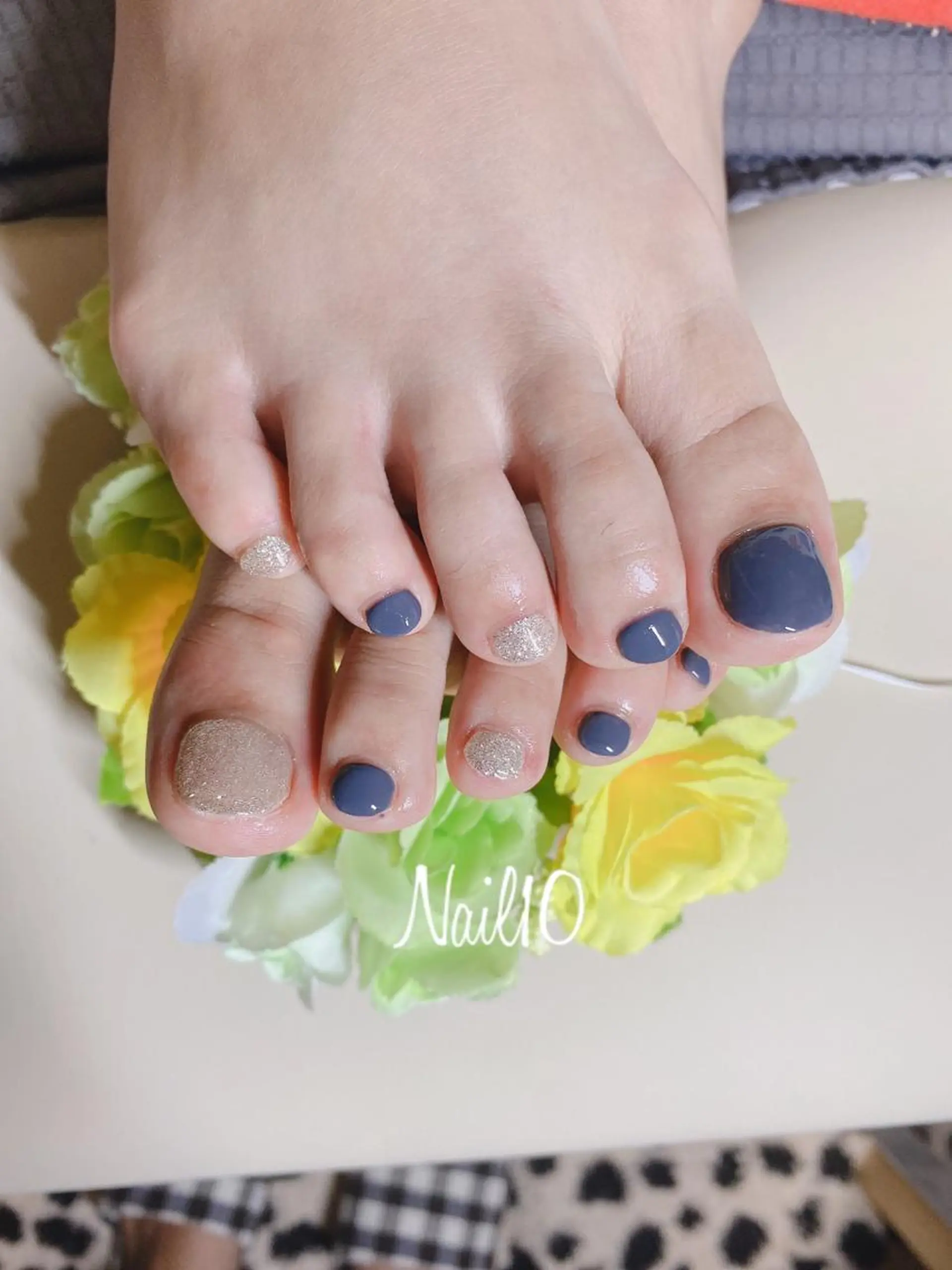 ネイル ラメ(グリッター) ラメグラデーション Nail10 Kakoのネイルデザイン