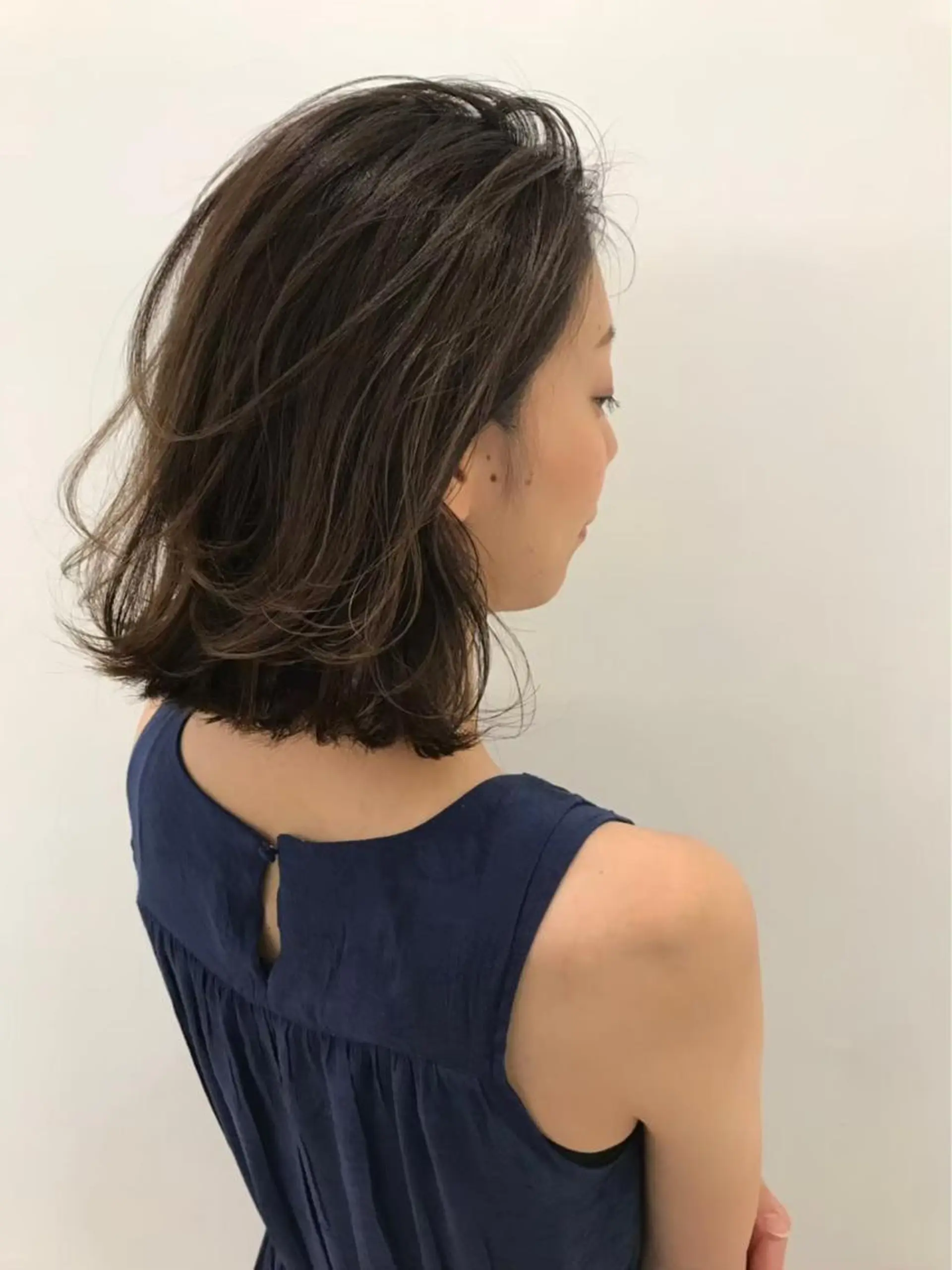 セミロング カラー ヘアアレンジ 指名支持率NO.1 スタイリストのヘアスタイル