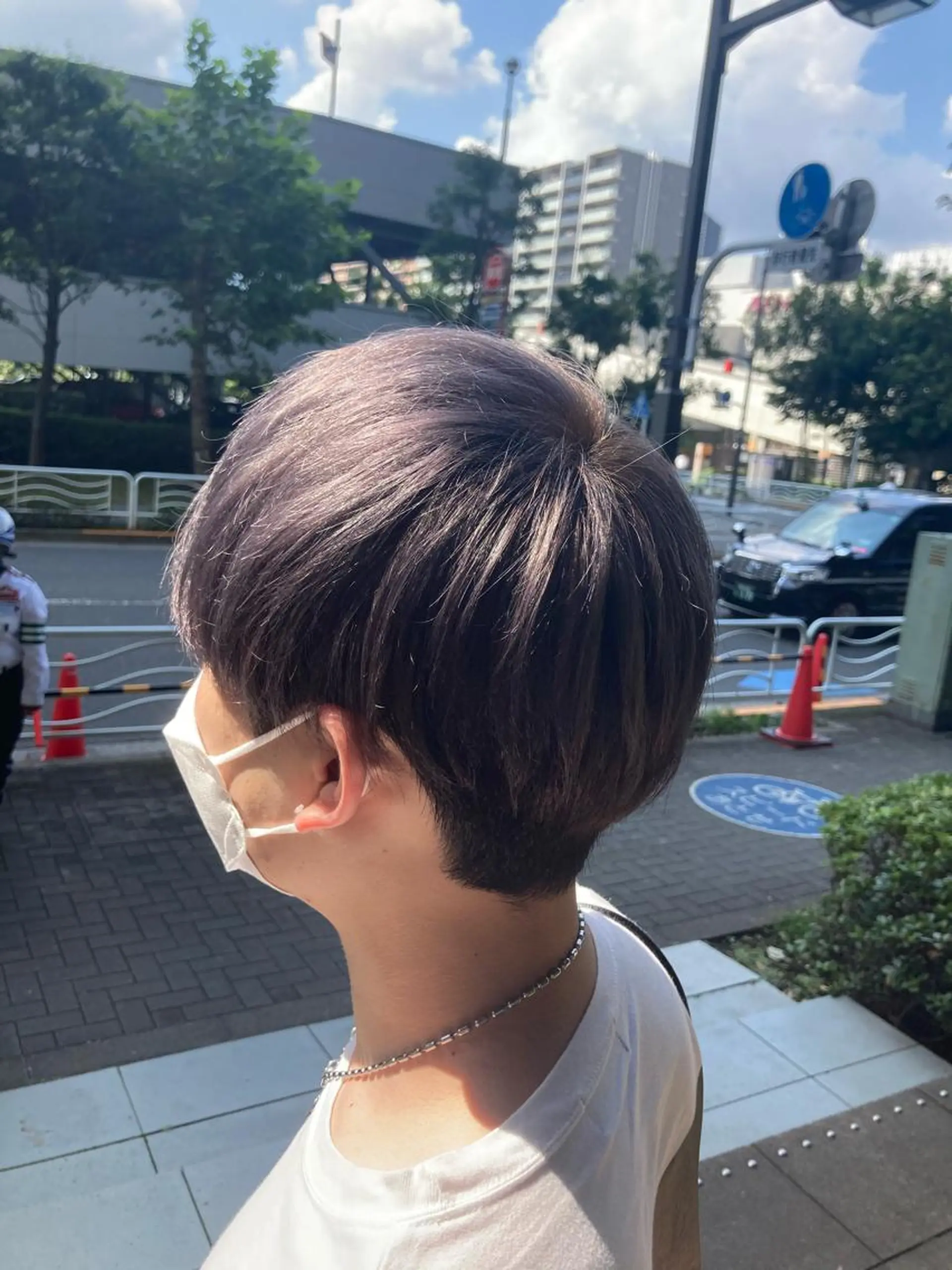 ショート カラー メンズ グレージュ シャルマン銀座店所属・🌟東銀座マンツーマ ン🌟タカナシのヘアスタイル