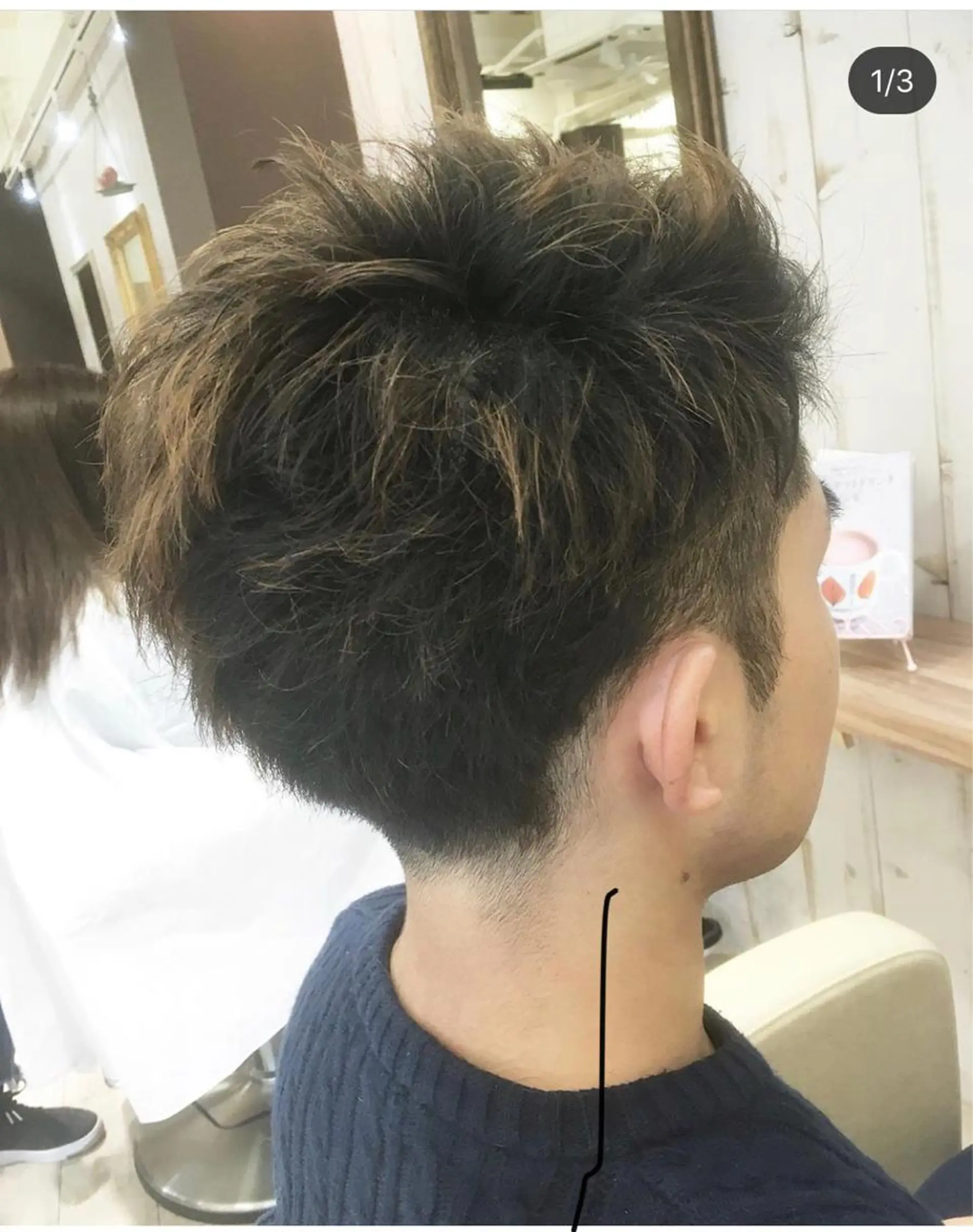 ショート カラー パーマ メンズ コトナ越谷店長　小川 良介のヘアスタイル