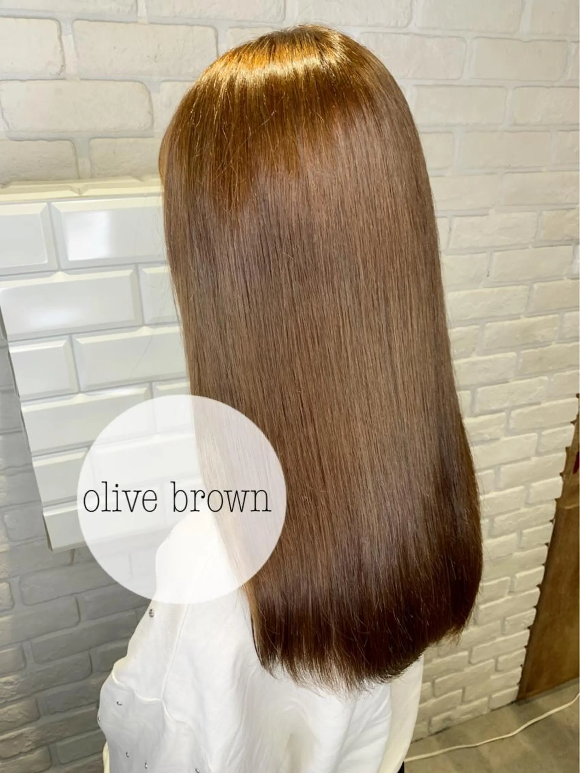 ロング カラー パーマ 髪質改善/縮毛矯正 艶カラー/珠聡のヘアスタイル