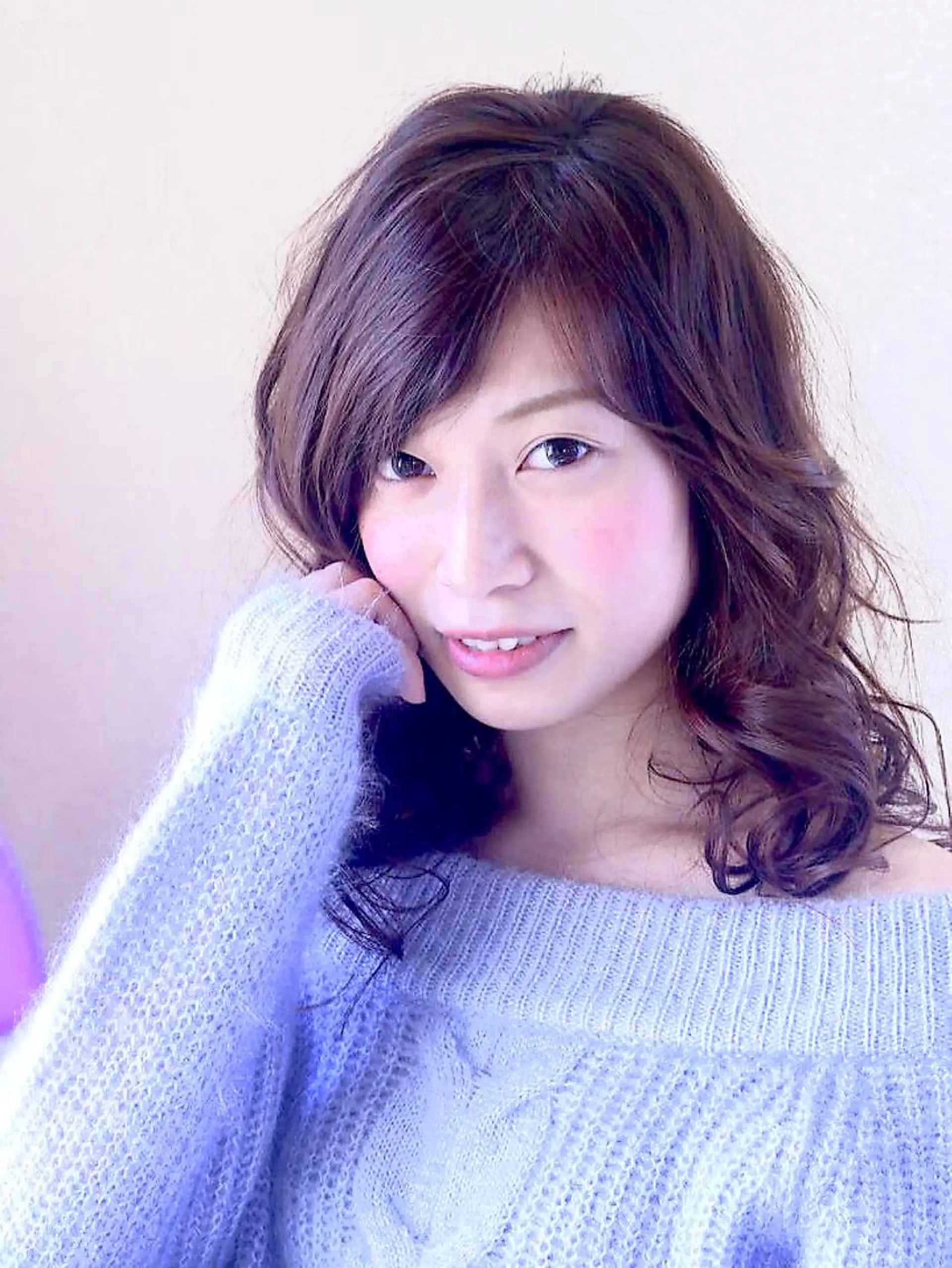 セミロング アッシュ hairmake Lindo所属・Lindo 本田のヘアスタイル