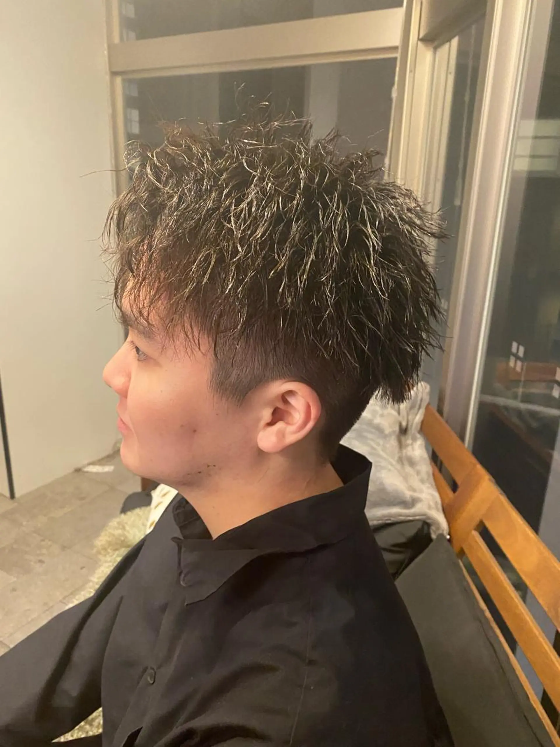 パーマ ヘアアレンジ メンズ men'slapis YUTOのヘアスタイル