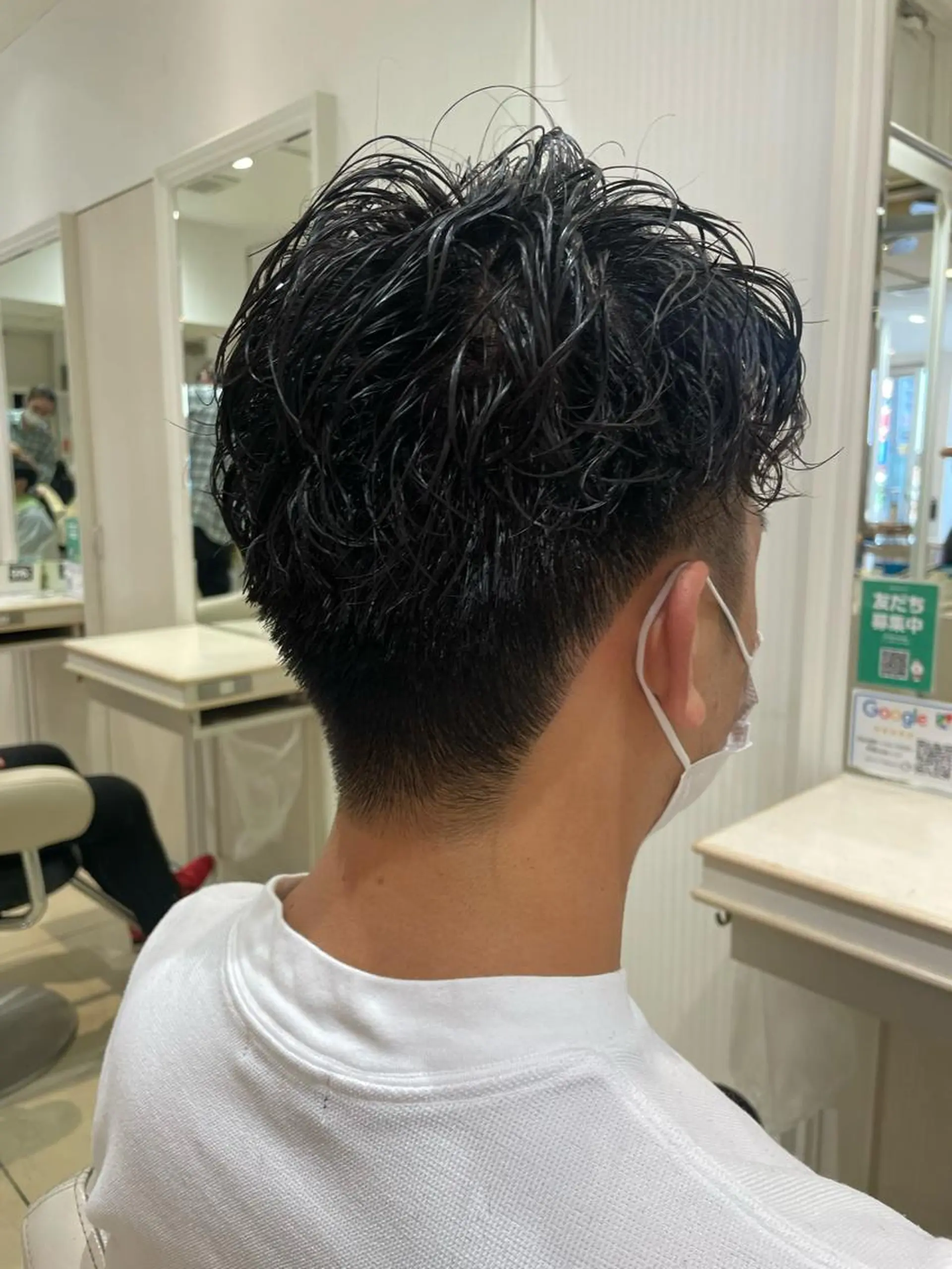 ショート パーマ メンズ 韓国ヘアメイク🎀/ 縮毛矯正✨山本媛香のヘアスタイル