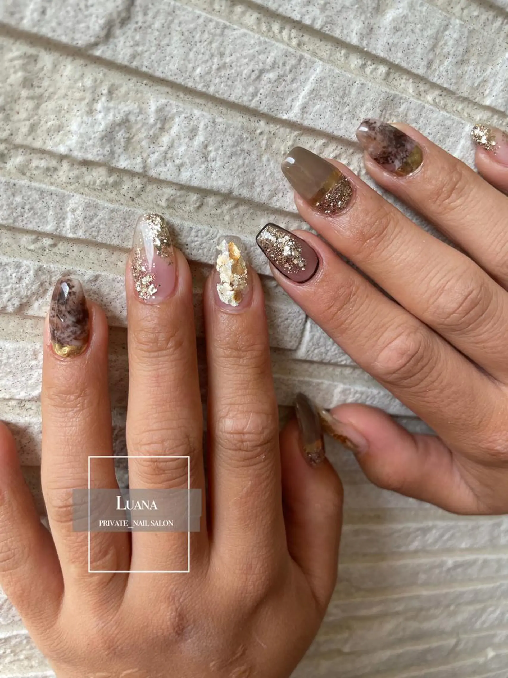 ネイル 持ち込み Nail Salon Luanaのネイルデザイン
