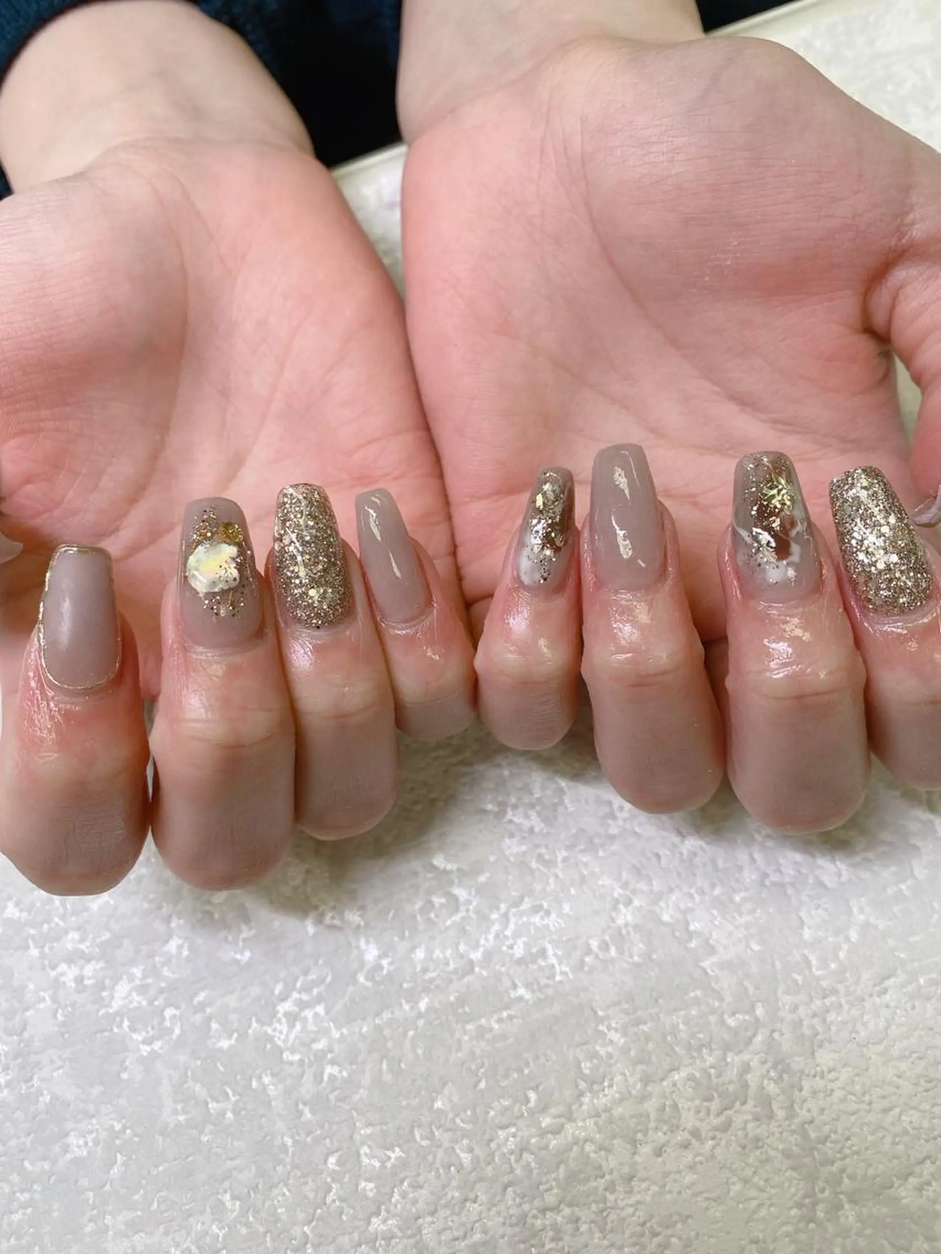 ミディアム ハンドネイル JNA認定講師🌸 RIEのネイルデザイン