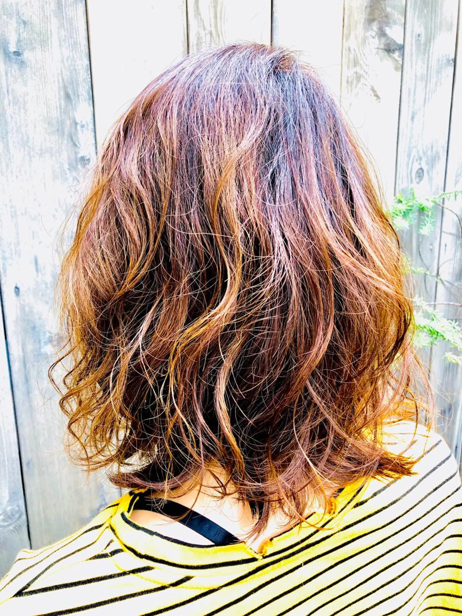 ミディアム ミディアムパーマ 韓国風カット/ 髪質改善 黒崎のヘアスタイル