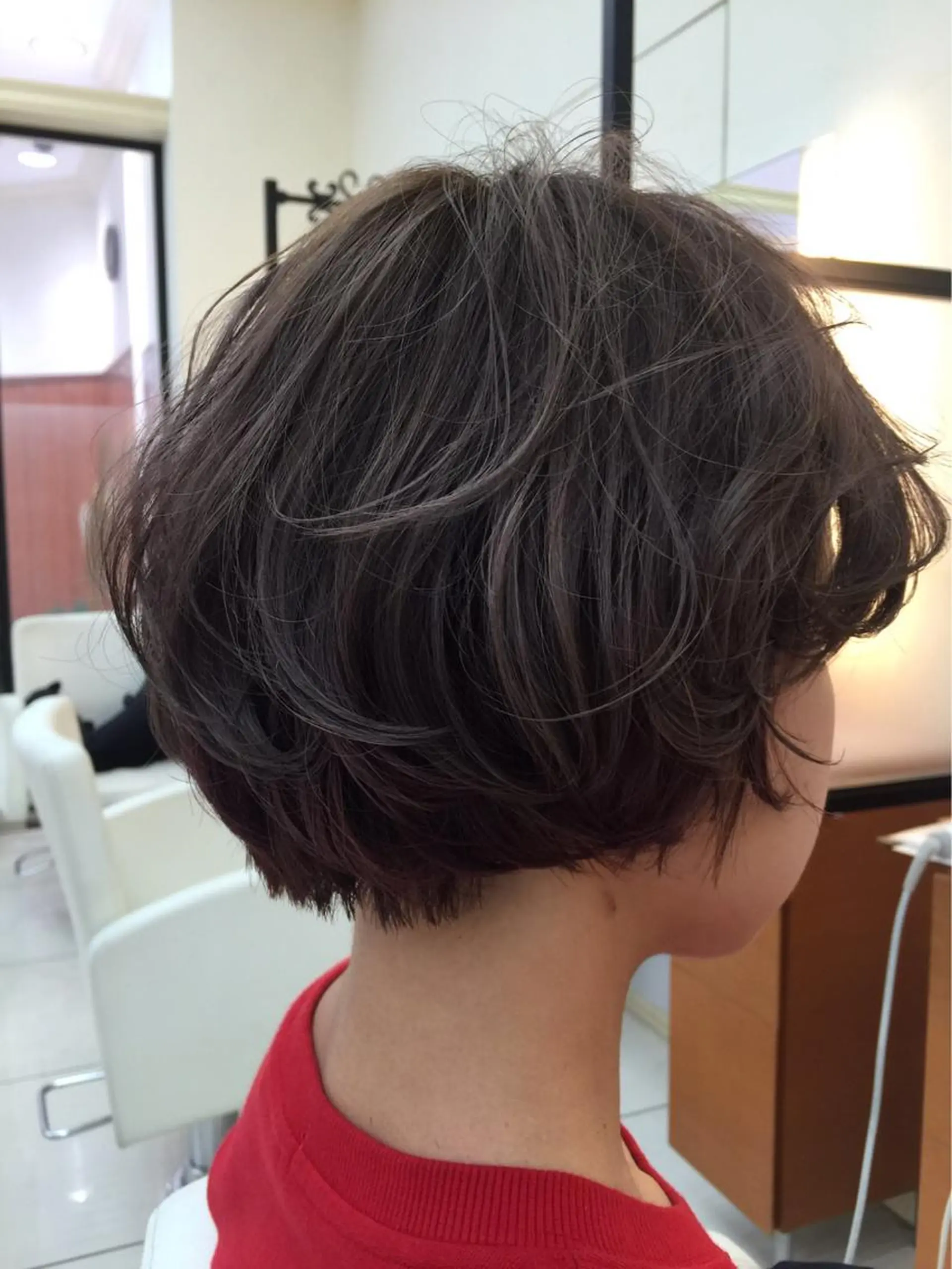 ショート パーマ ショートヘア 縮毛矯正 N° jillva ♦️川端裕司♦️のヘアスタイル