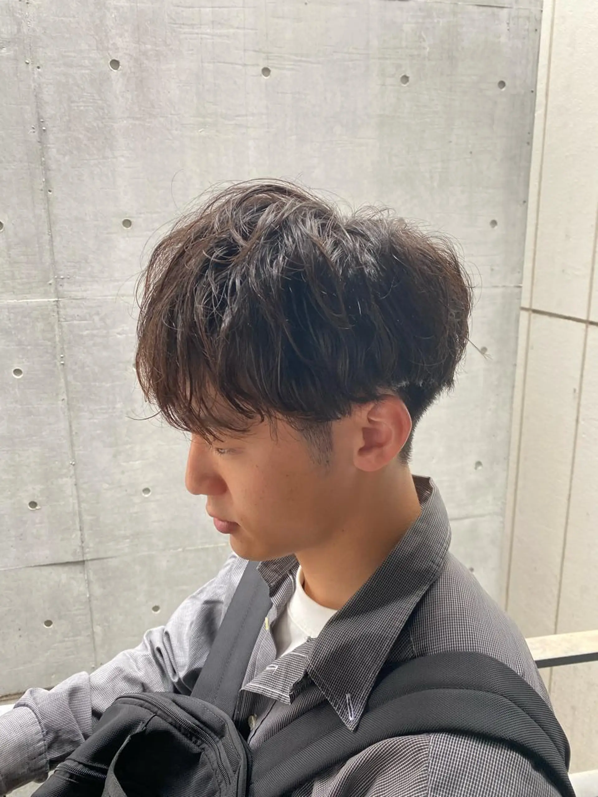 パーマ メンズ メンズパーマ カット パーマ シャドウパーマ/ 波巻パーマYu-Kiのヘアスタイル