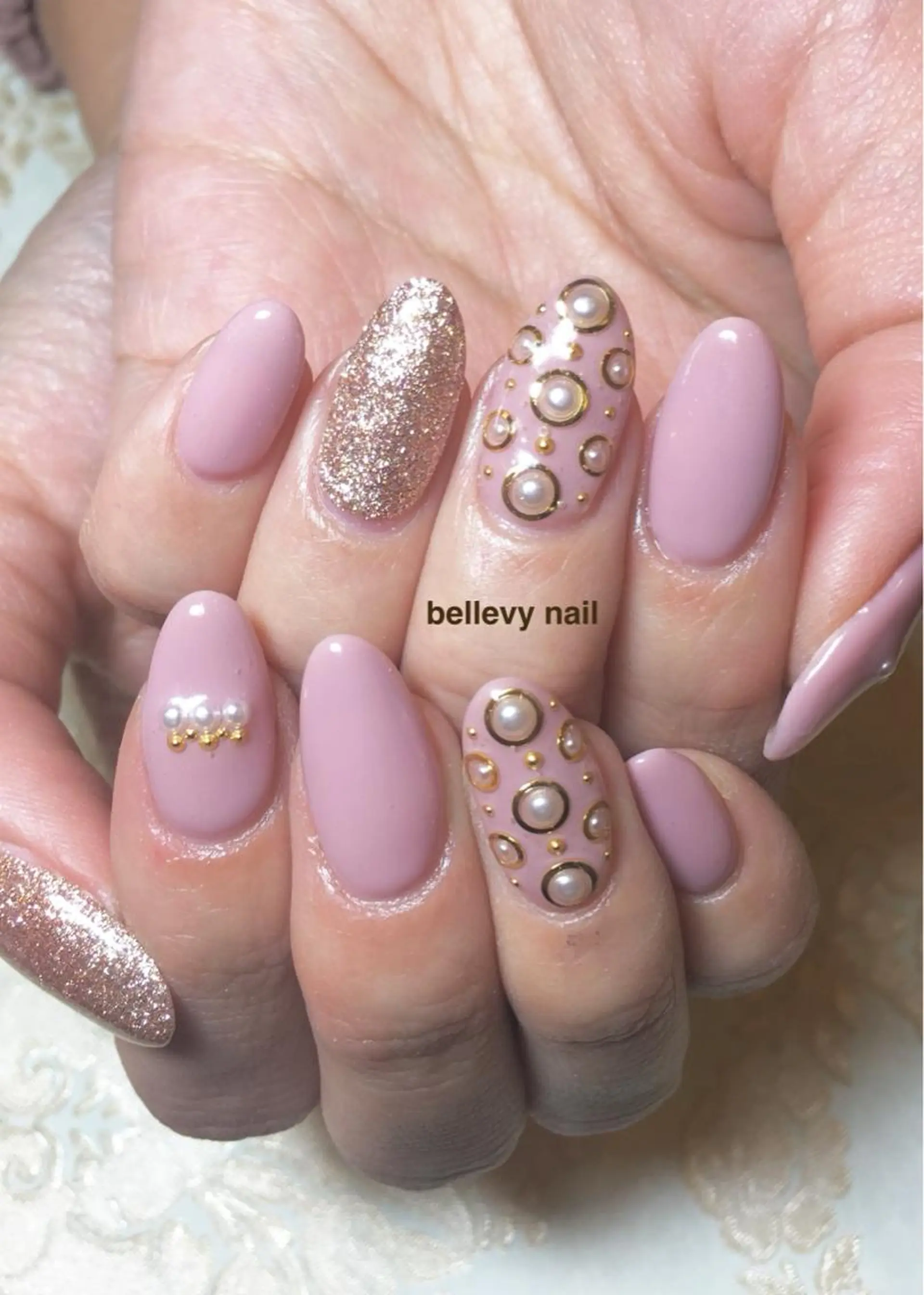 ネイル ハンドネイル bellevy所属・藤原 はずきのネイルデザイン