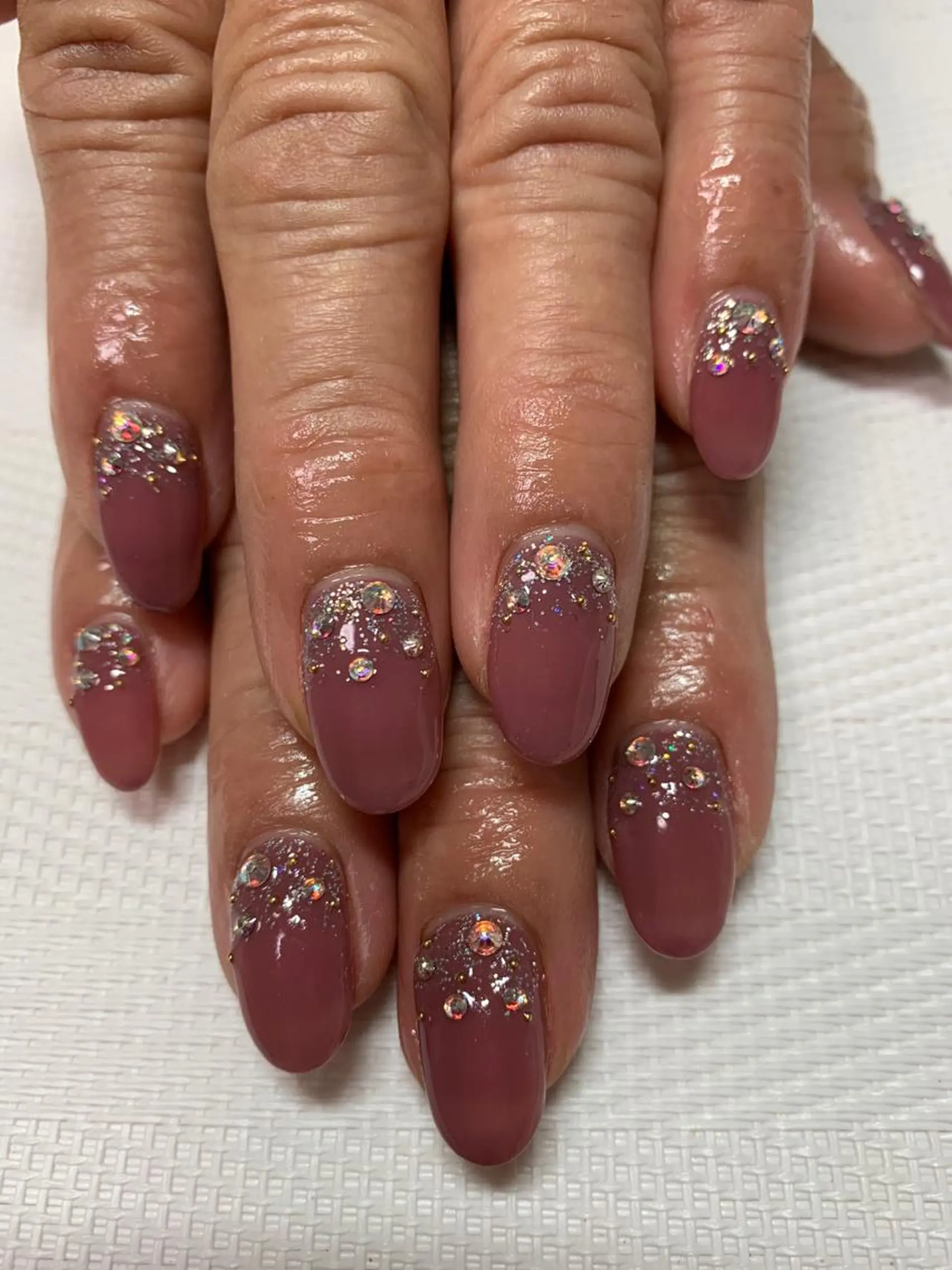 カラー rukianail 新里のネイルデザイン