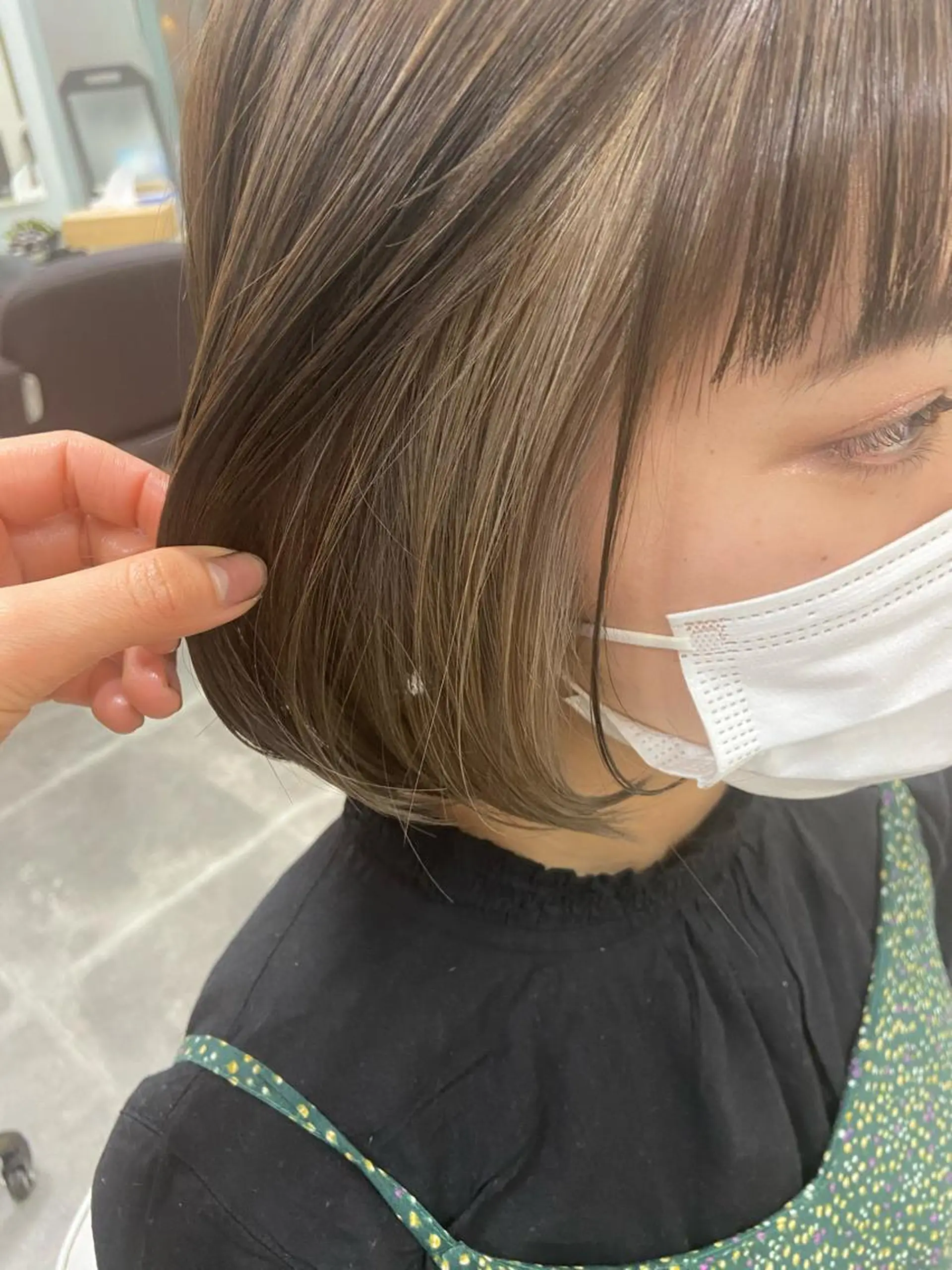 ショート カラー ヘアアレンジ SALOWIN恵比寿所属・ヘッドスパで脳を 整える✨chacoのヘアスタイル