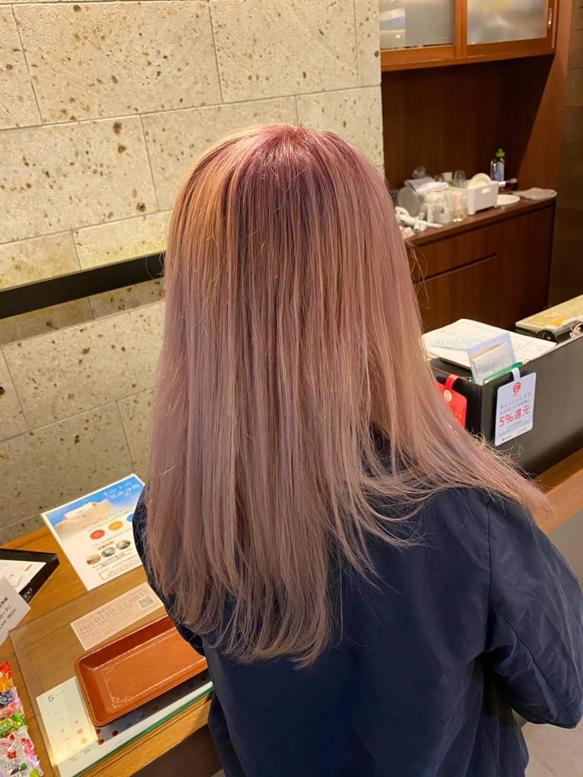 ロング カット ヘアカラー 👑メンズパーマ/髪 質改善/鎌倉🐮のヘアスタイル