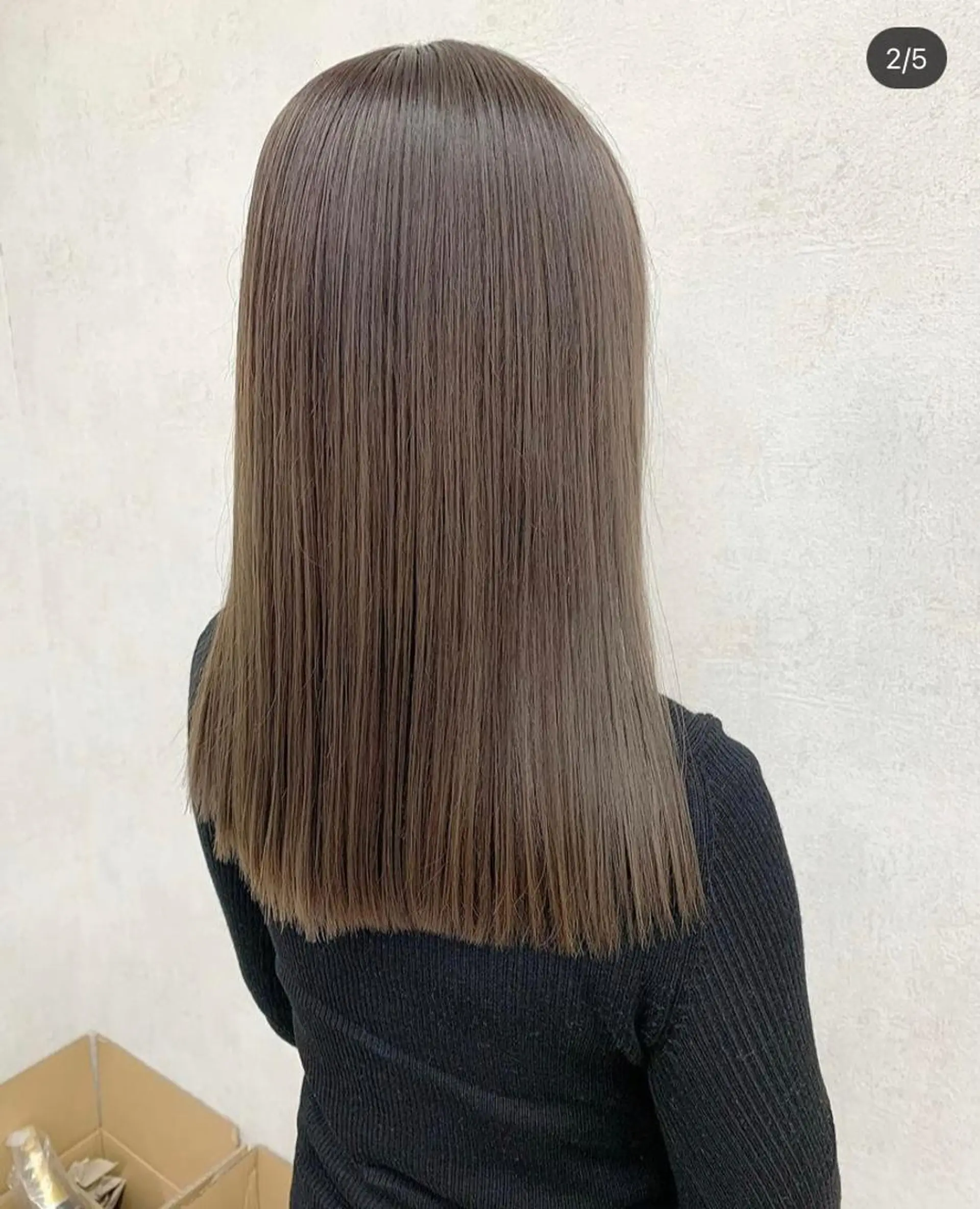 ロング メンズバレイヤージュ 斉藤春のヘアスタイル