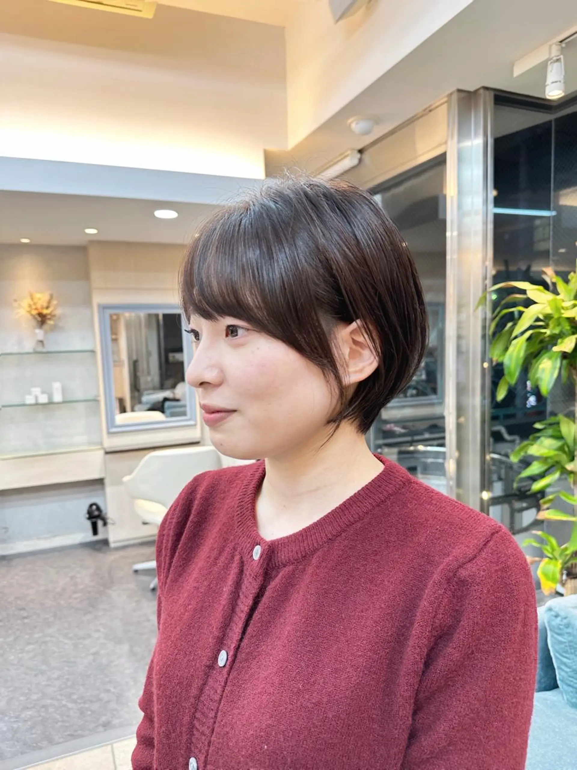 ショート ショートヘア カット 縮毛矯正 トリートメント レイヤー/ショート カット/服部タカノリのヘアスタイル