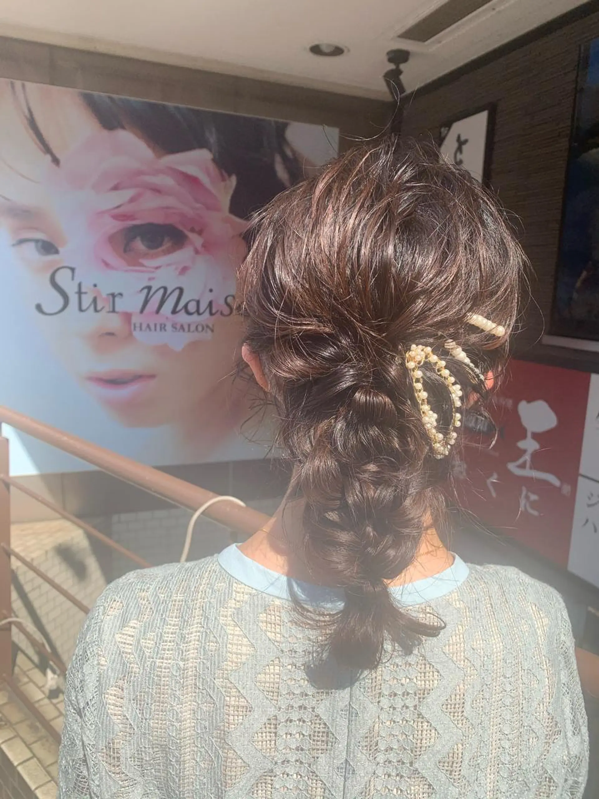 セミロング ヘアアレンジ Stir maison[ステアメゾン]所属・layer cut 店長/MIKUのヘアスタイル