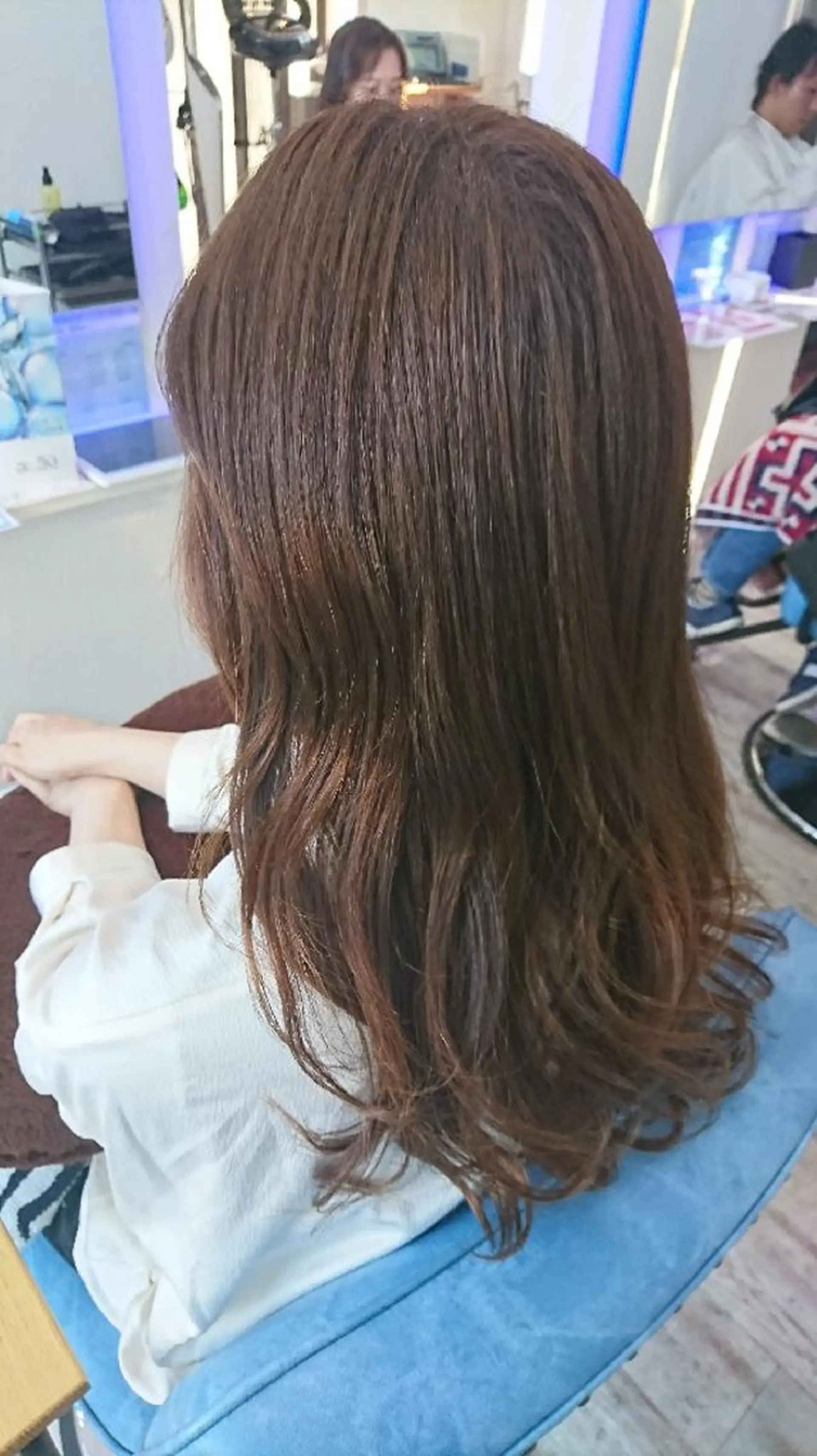 ロング カラー ブラウンカラー ナチュラルブラウン 中嶌 健一のヘアスタイル