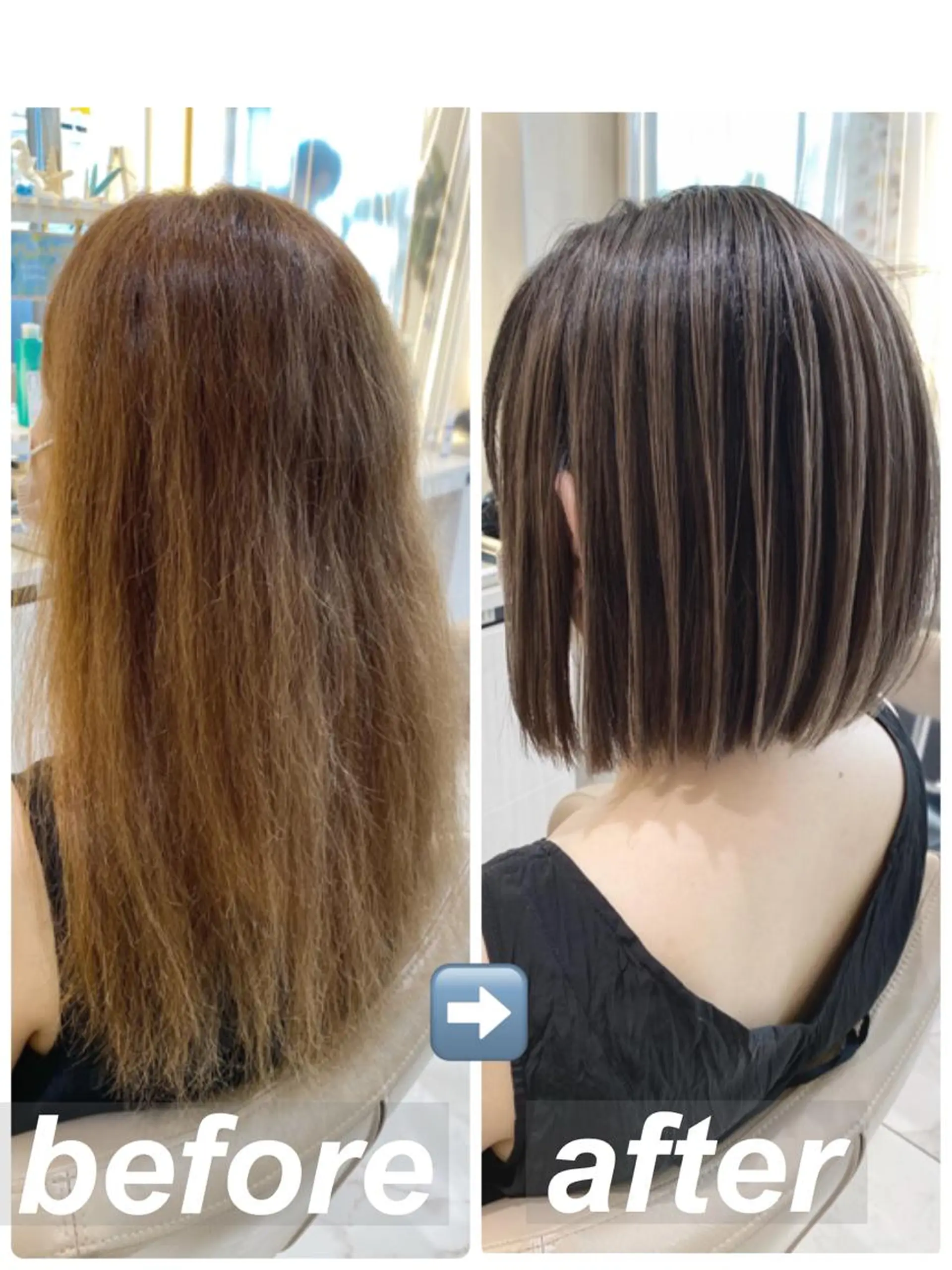 ミディアム カラー バレイヤージュ 髪質改善 レイヤーカット カット ヘアカラー トリートメント 山崎俊輔/髪質改善 /バレイヤージュのヘアスタイル