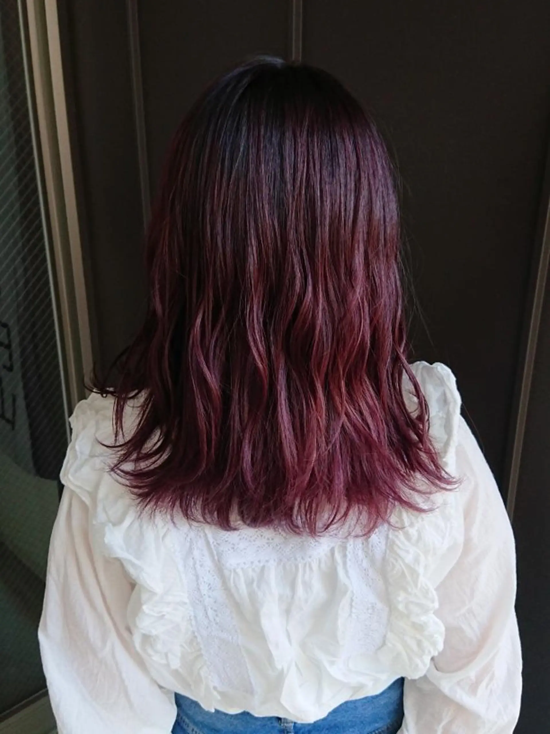 セミロング カラー カット ヘアカラー パーマ トリートメント マンツーマン1日2名 様限定Lily高橋✂のヘアスタイル