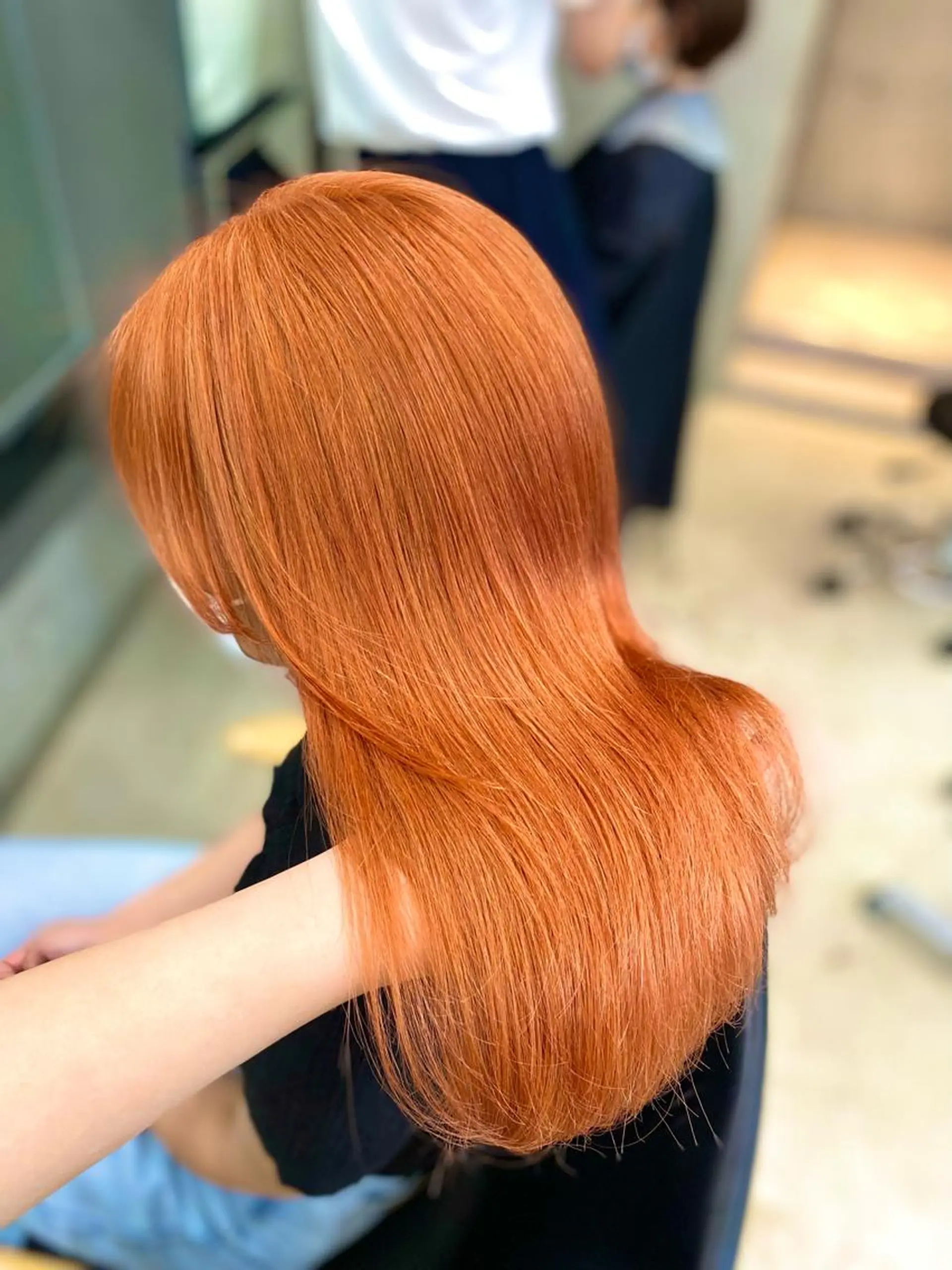 セミロング カラー カット ヘアカラー レイヤー/柔色 カラー/SAkiのヘアスタイル