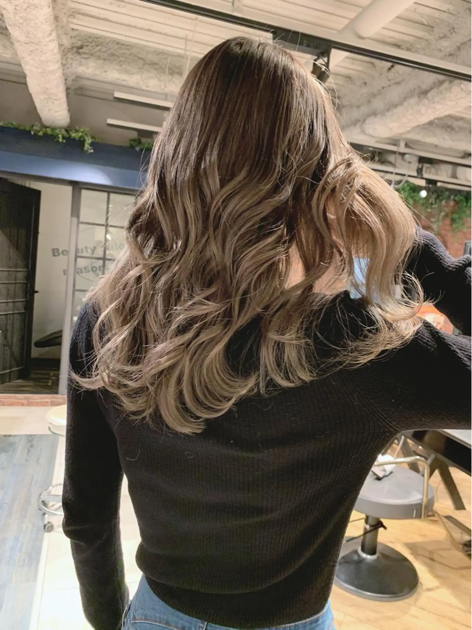 ミディアム カット ヘアカラー トリートメント 田中 聖也のヘアスタイル