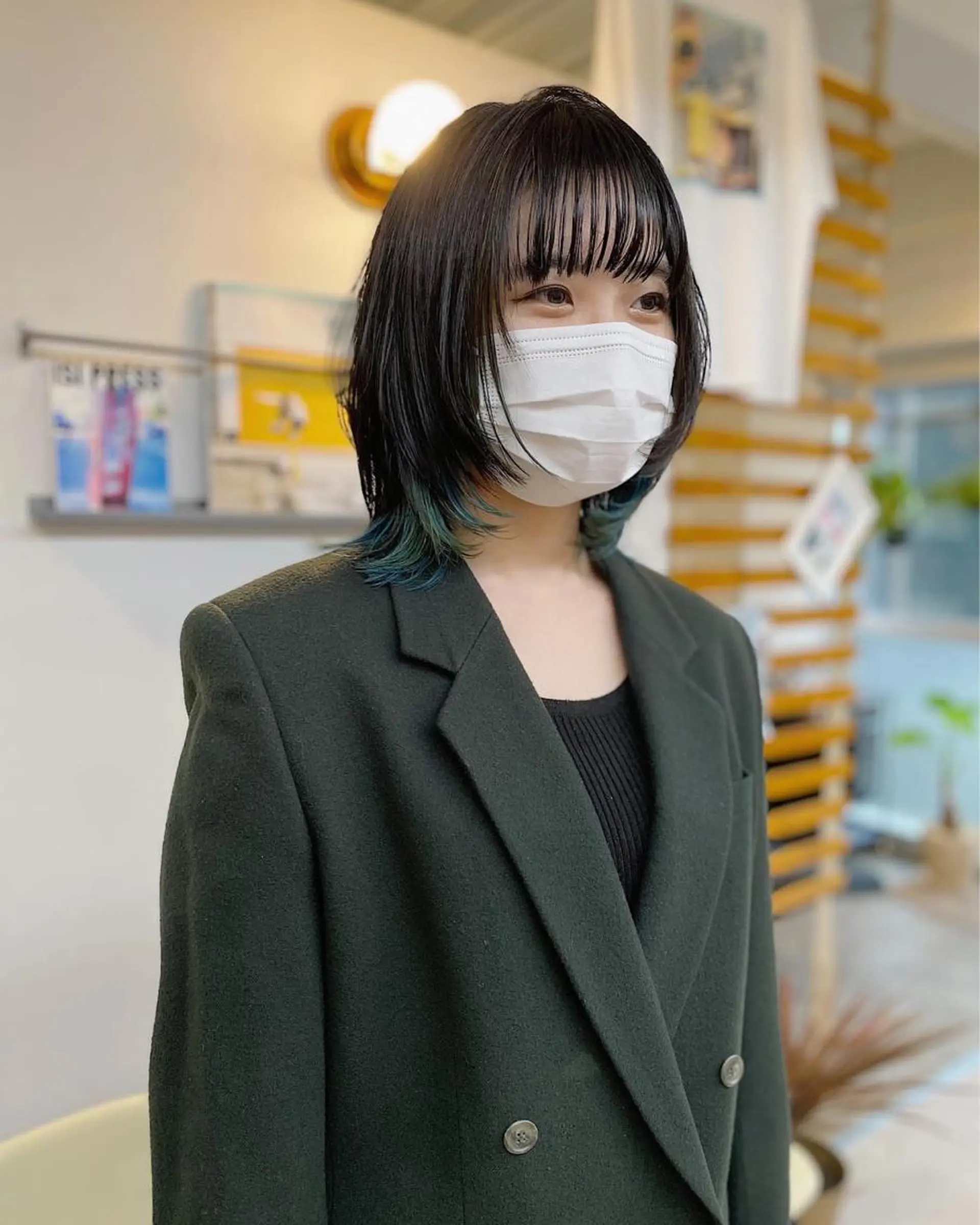 ミディアム カラー ノグチ ユウキ/ボブのヘアスタイル