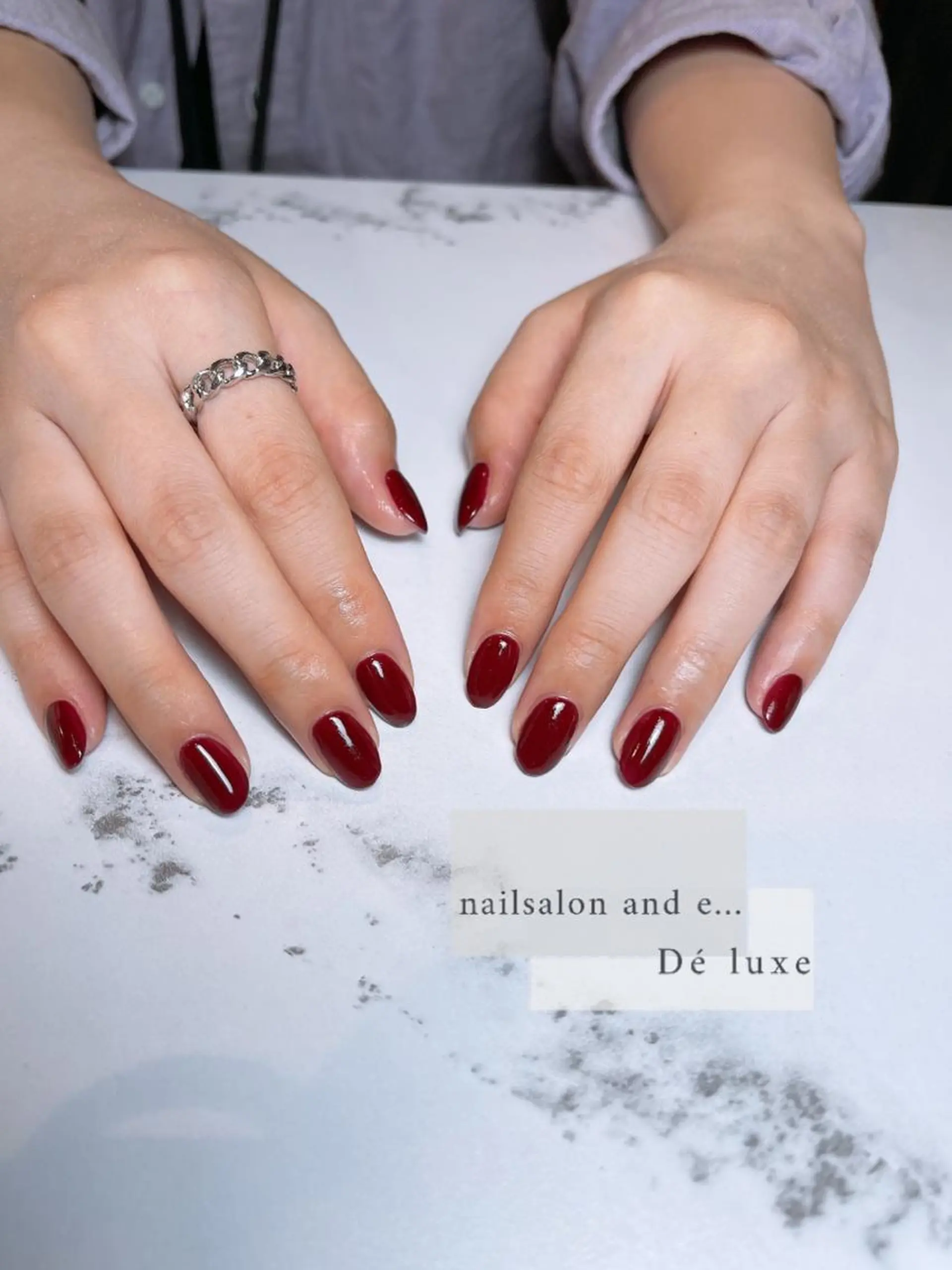 ネイル ボルドー nailsalon mur.のネイルデザイン