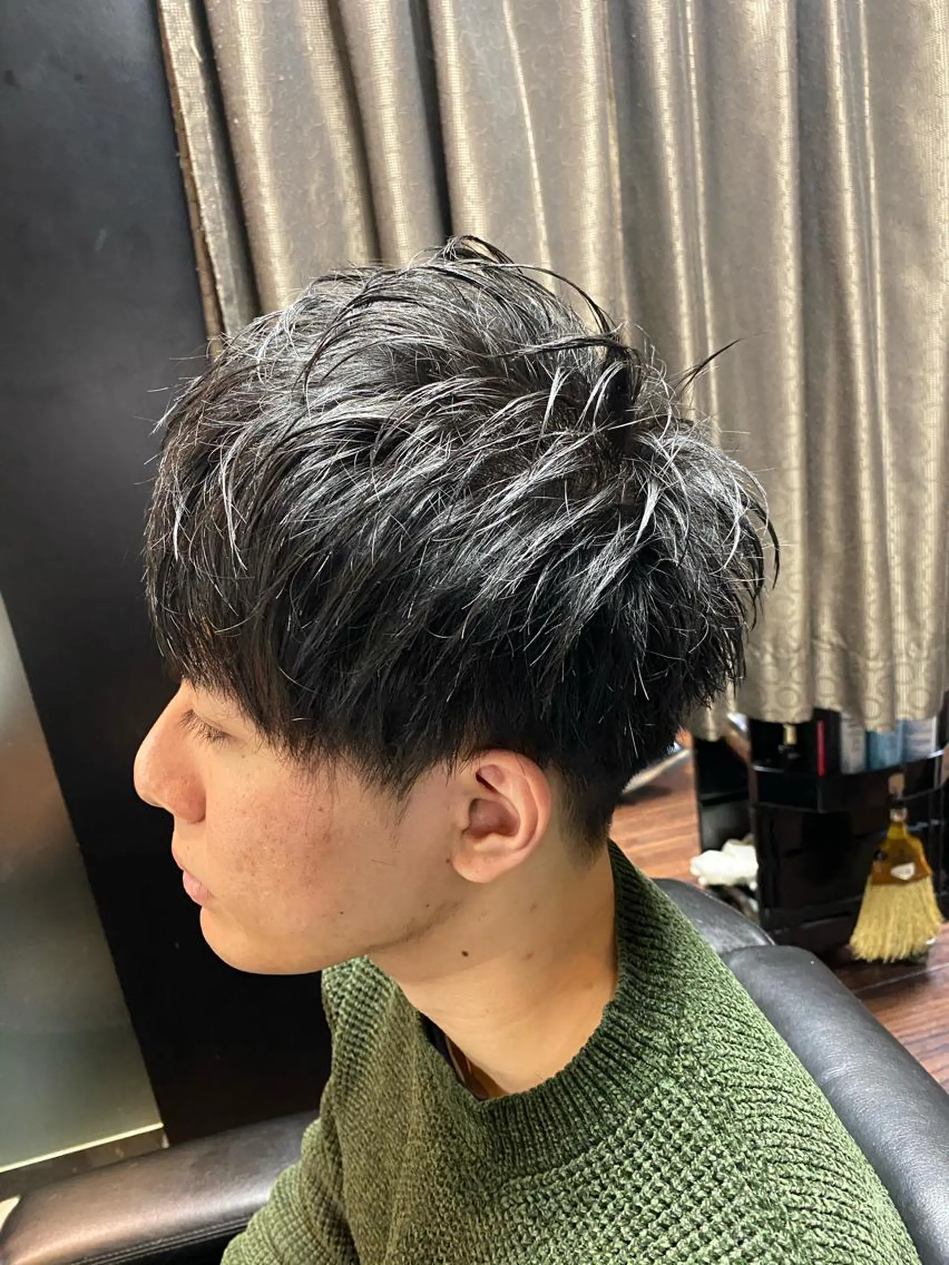 ショート メンズ 浅見 天翔のヘアスタイル