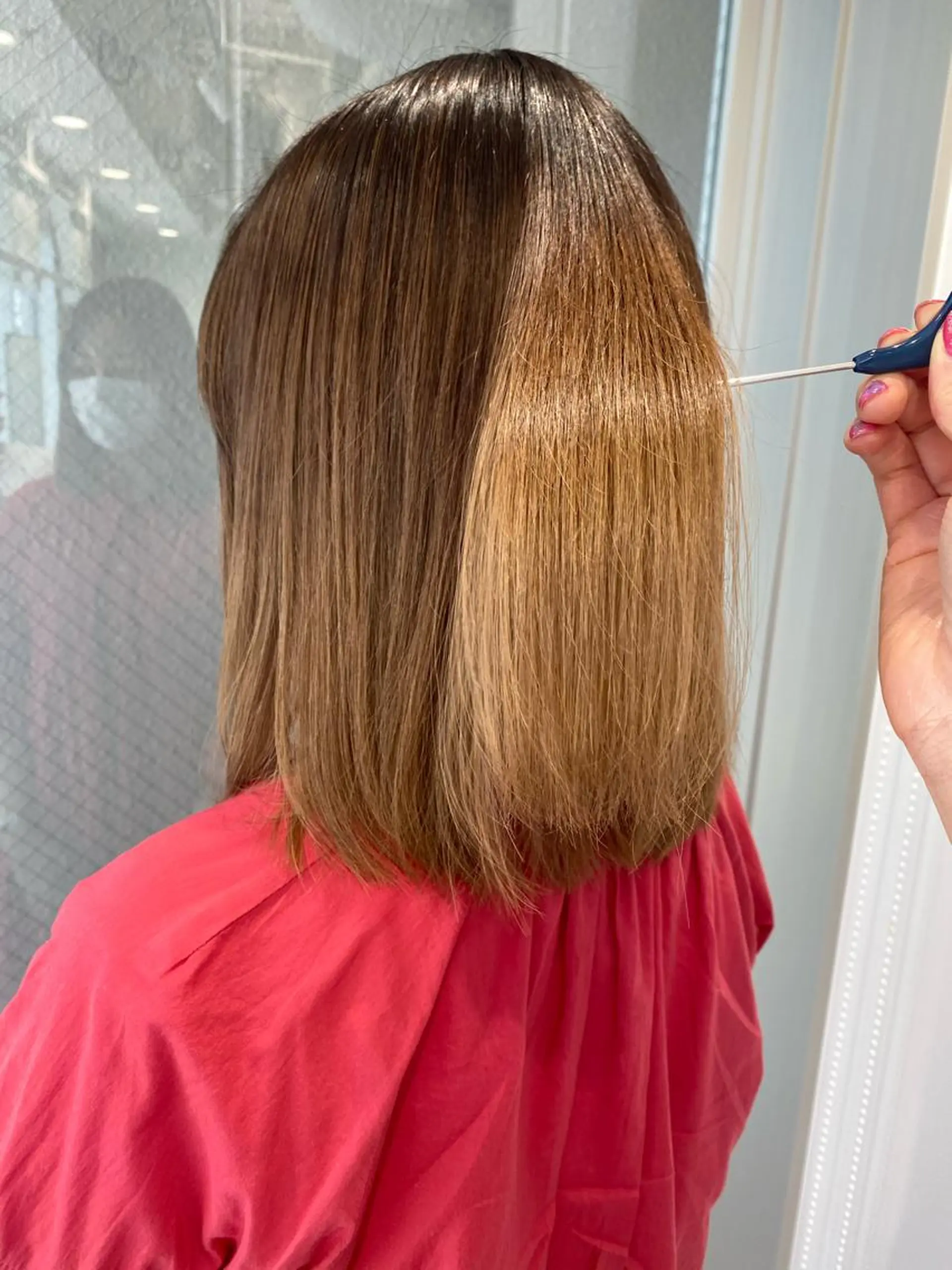 ミディアム トリートメント 酸熱トリートメント ウルフカット／吉村 桃子のヘアスタイル