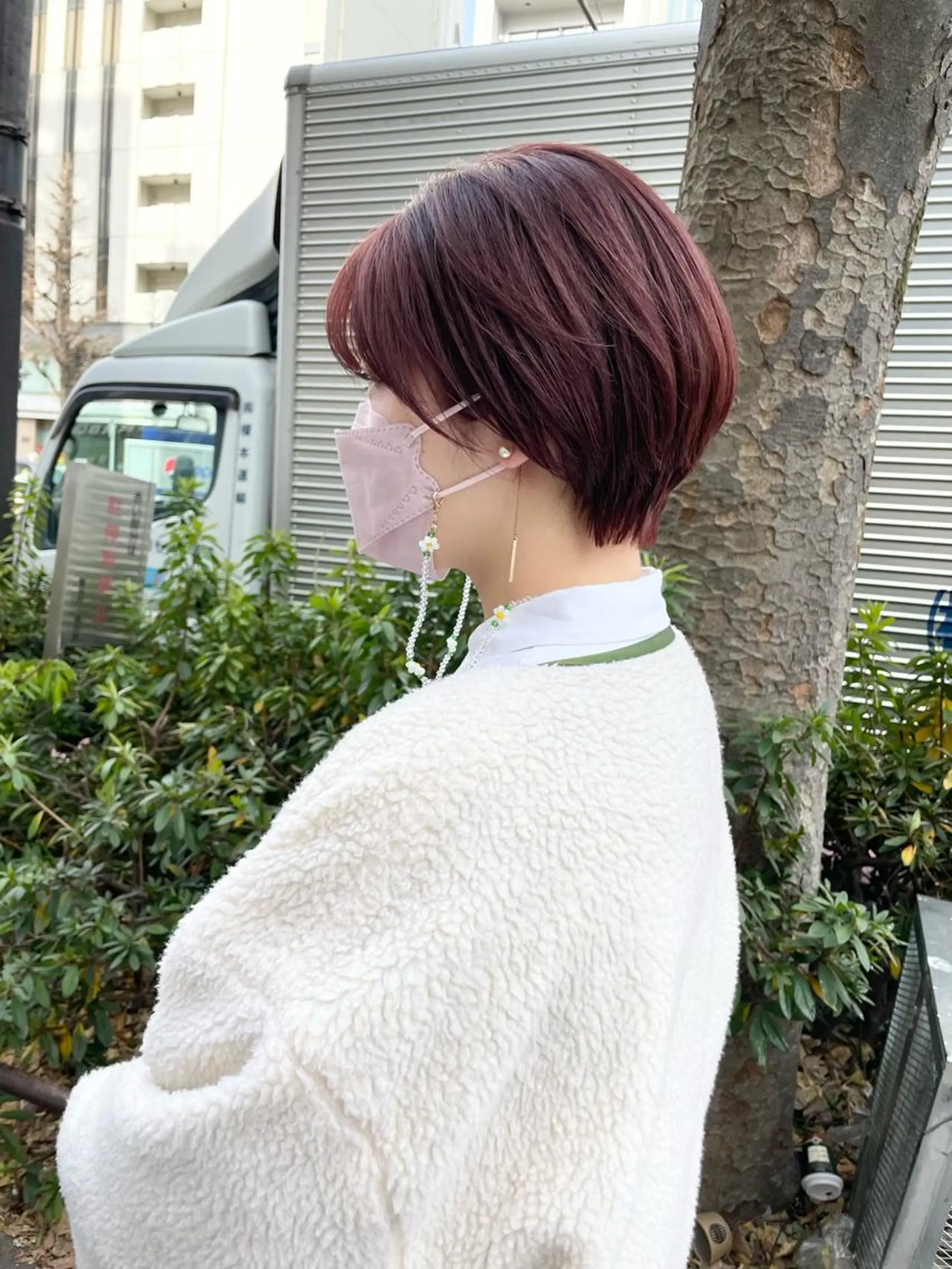 ショート カラー カット ヘアカラー トリートメント ボブ/ミニボブ/ 立河今日子のヘアスタイル