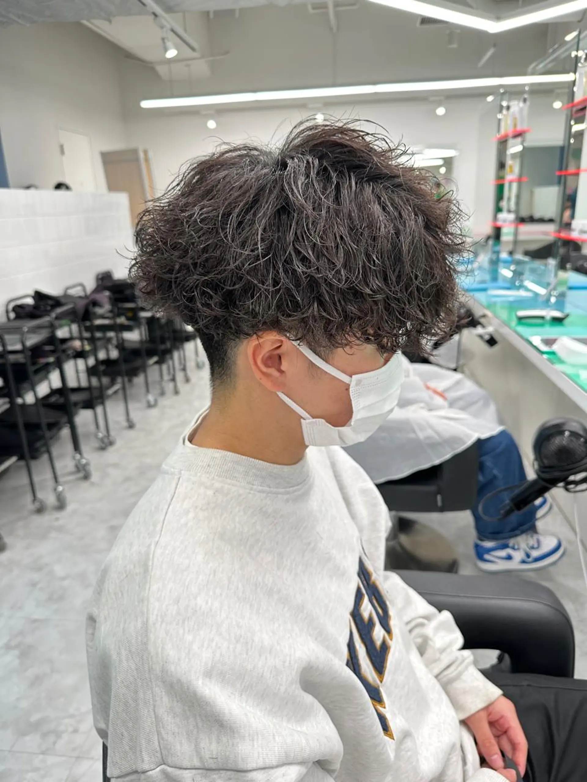 ショート カラー パーマ メンズ 【メンズサロン】 BLUCK 横浜のヘアスタイル