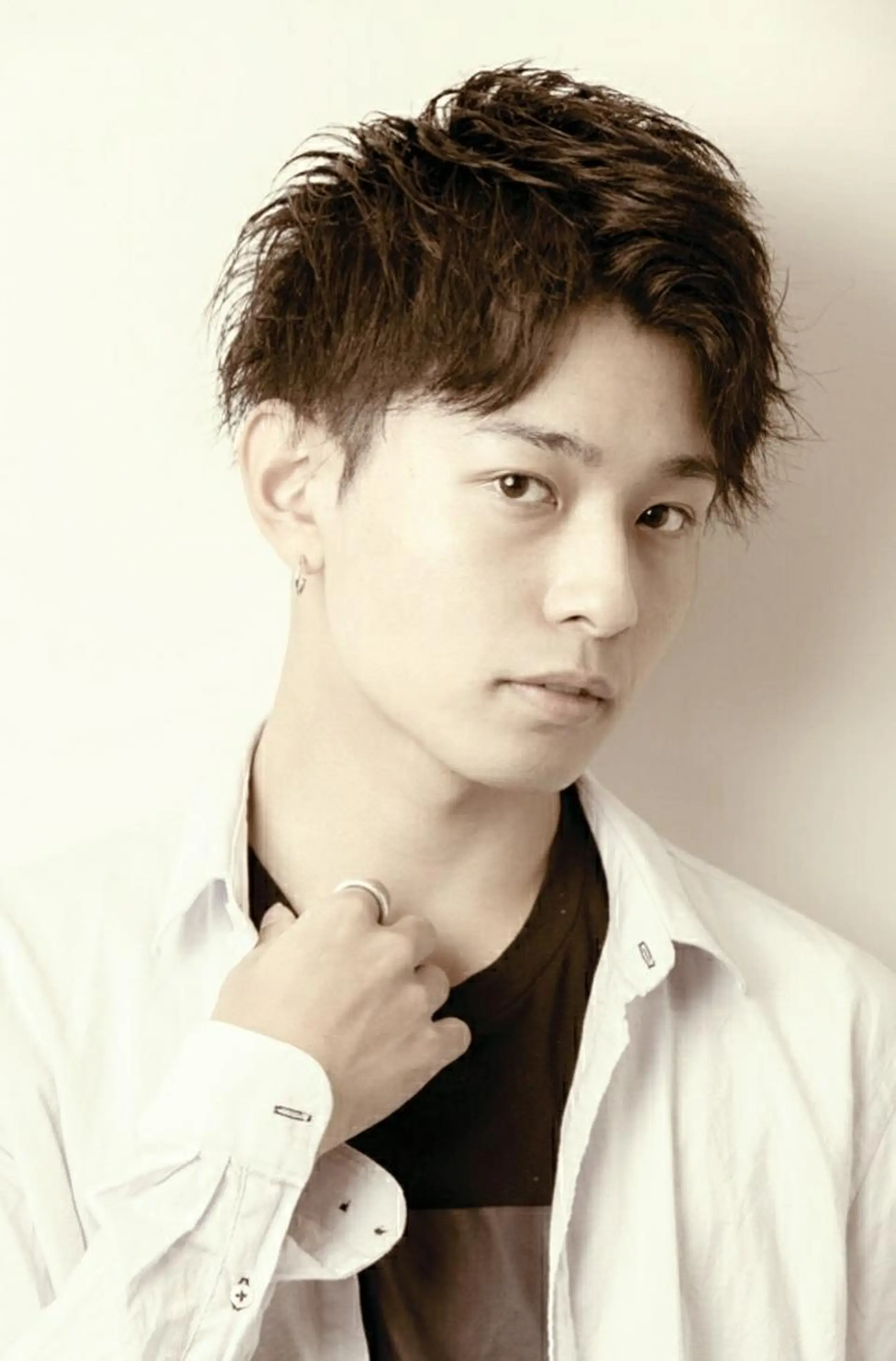 ショート カラー パーマ メンズ ヘアアレンジ H/M Hair Home 　池袋2号店所属・✂️✂️徳　田✂️ ✂️のヘアスタイル