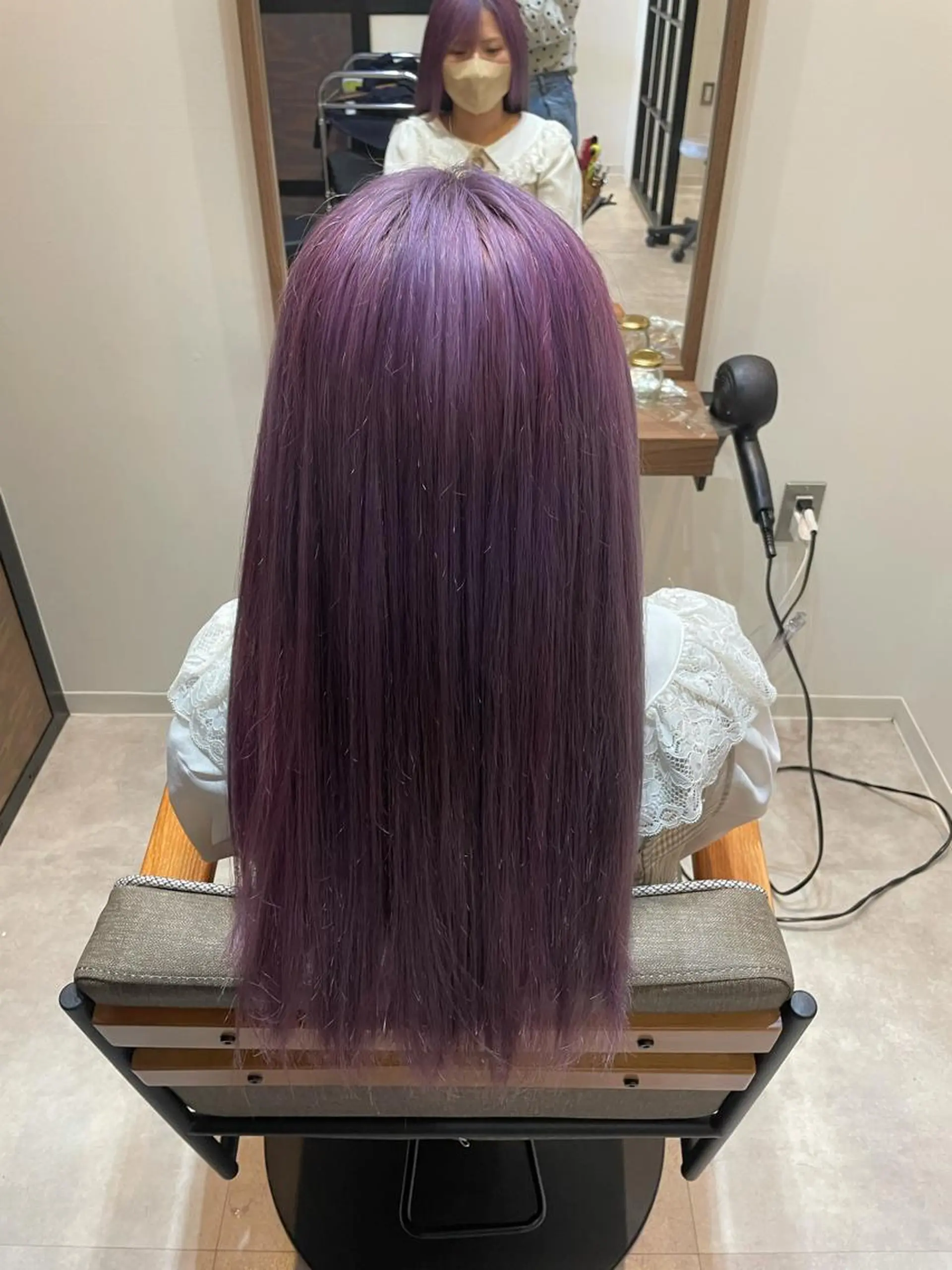 ロング カラー 韓国レイヤー/髪質 改善/縮毛🤍吉田のヘアスタイル