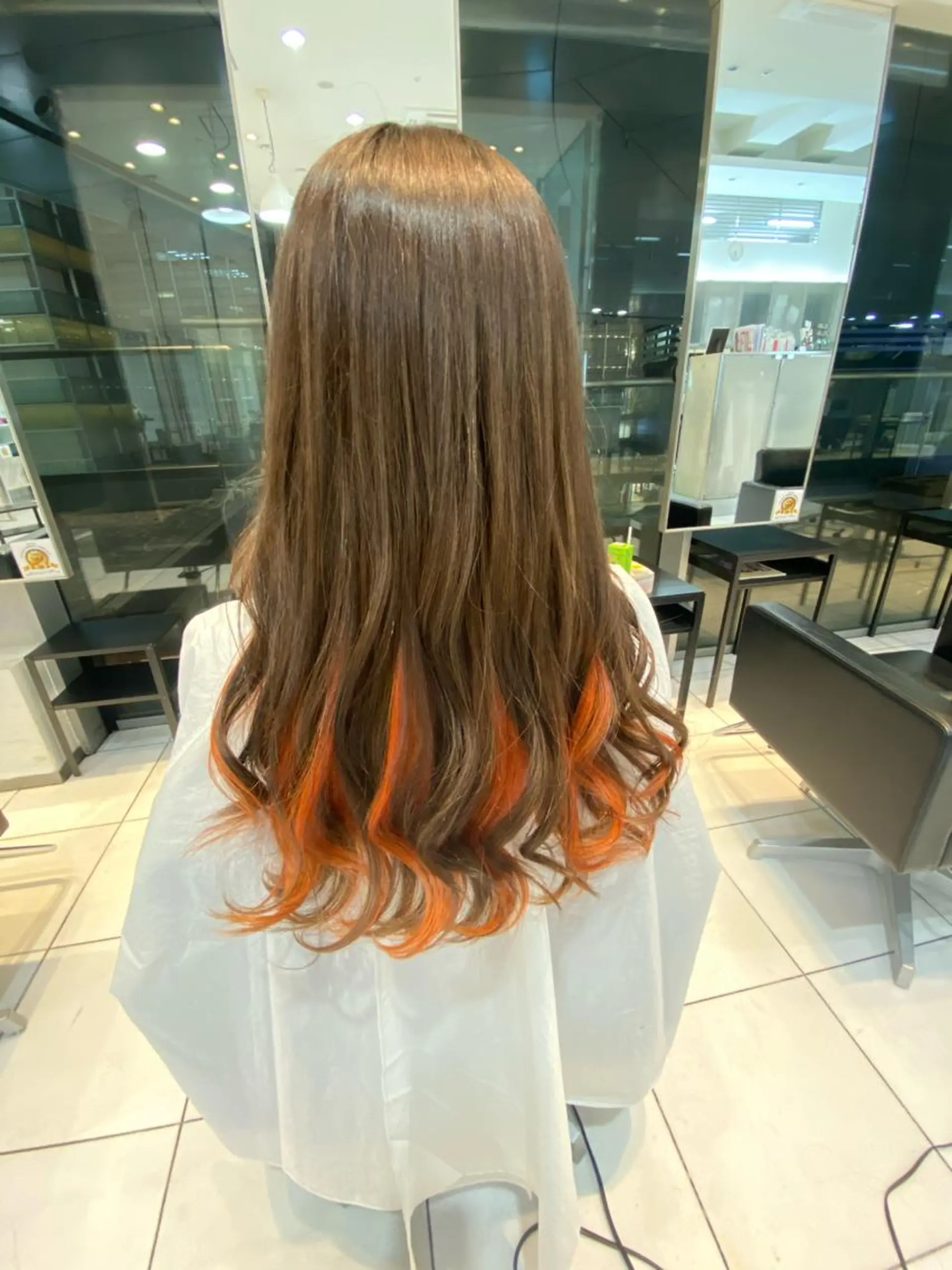 ロング カラー オレンジ tetote天王寺店所属・SHOTA 大人ショートのヘアスタイル