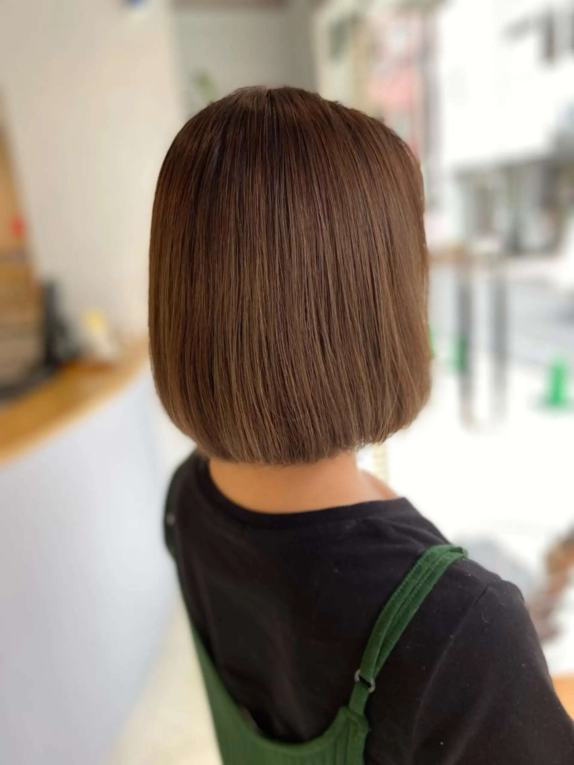 ミディアム カラー ベージュカラー ブリーチ ハイライトカラー ハイライト 菊地 美憂のヘアスタイル