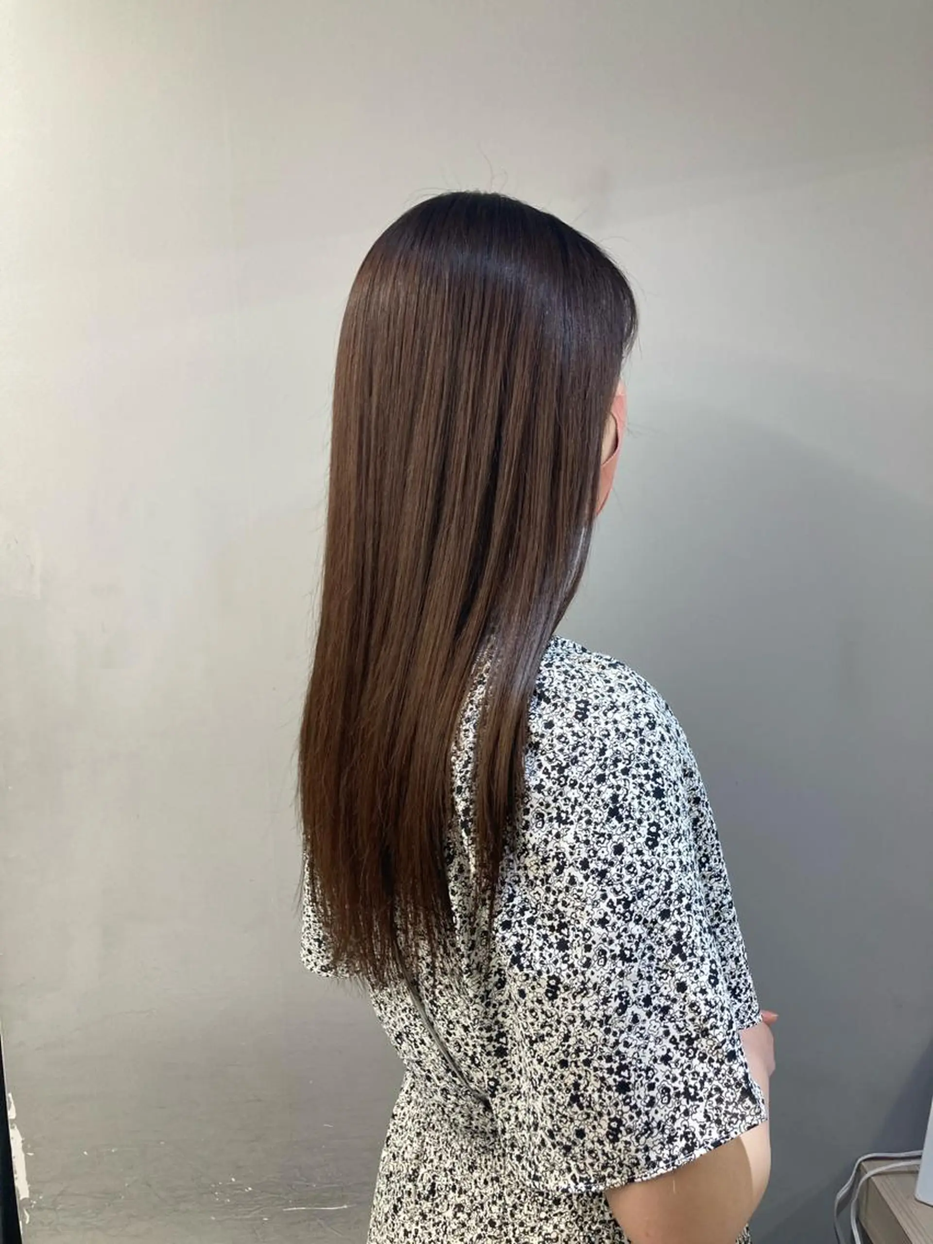 ロング カラー ベージュカラー カット トリートメント ブリーチ&似合せボブ 田中寛十のヘアスタイル