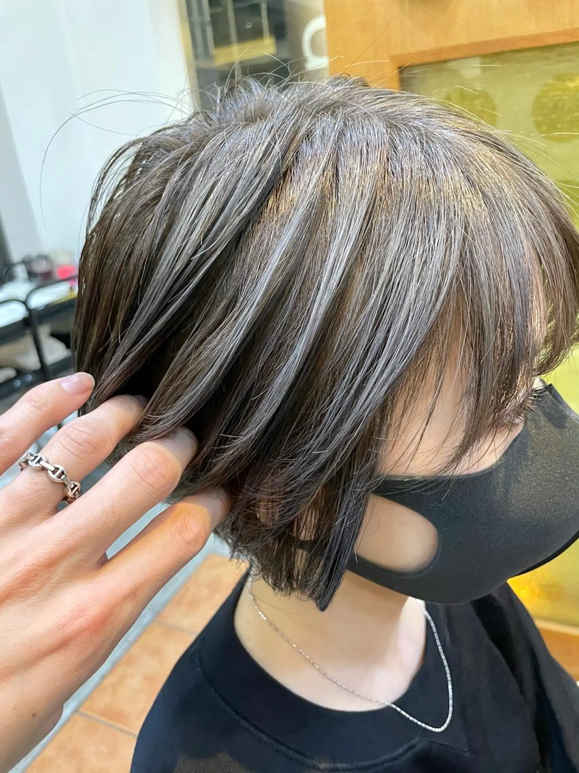 ショート ハイライト ショートヘア ✨美髪矯正&ショート の小林✨のヘアスタイル