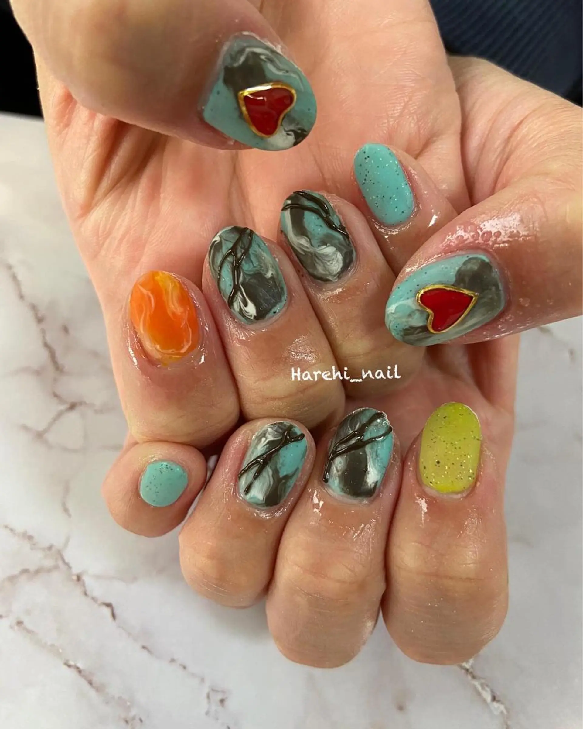 ネイル ハンドネイル Harehi_ nailのネイルデザイン