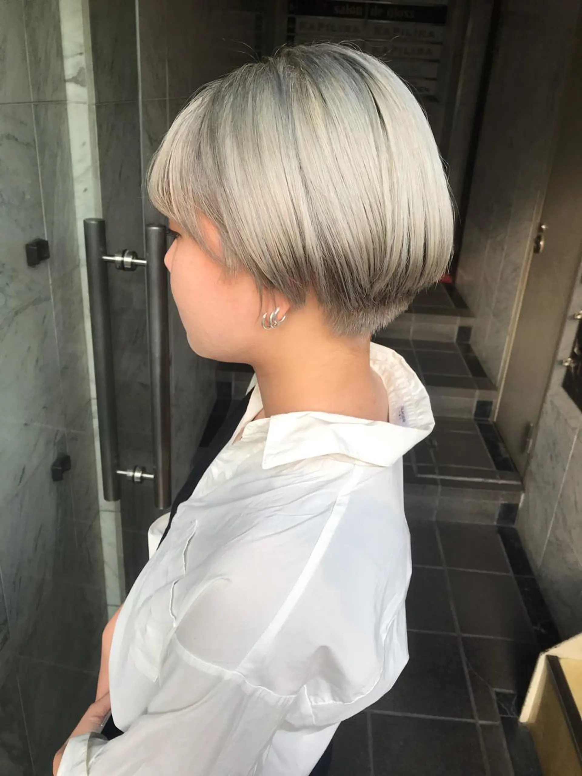 ショート カラー 🧡色落ちまで2度綺 麗なカラー🧡ヨシキのヘアスタイル
