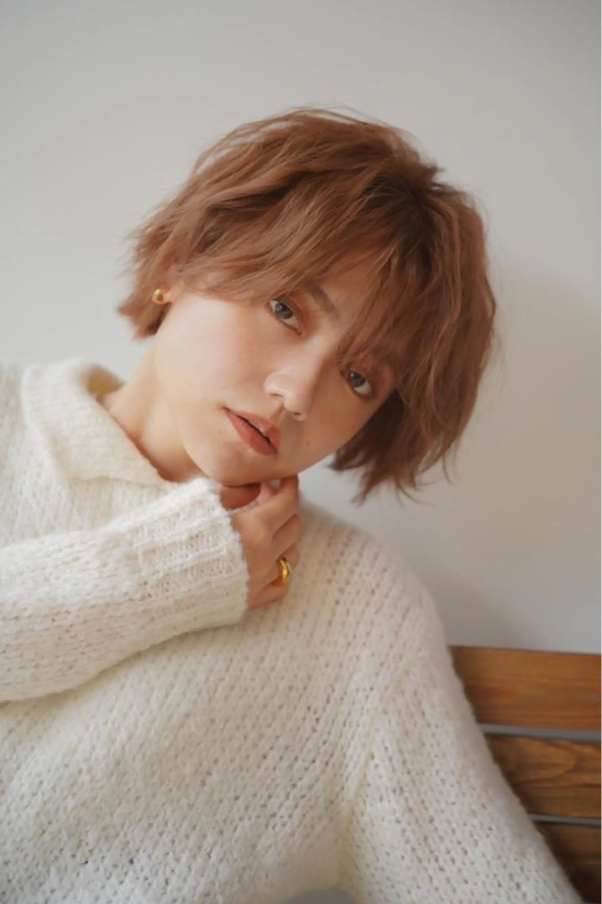 ショート 骨格/顔タイプ/ パーソナルカラー菅原のヘアスタイル