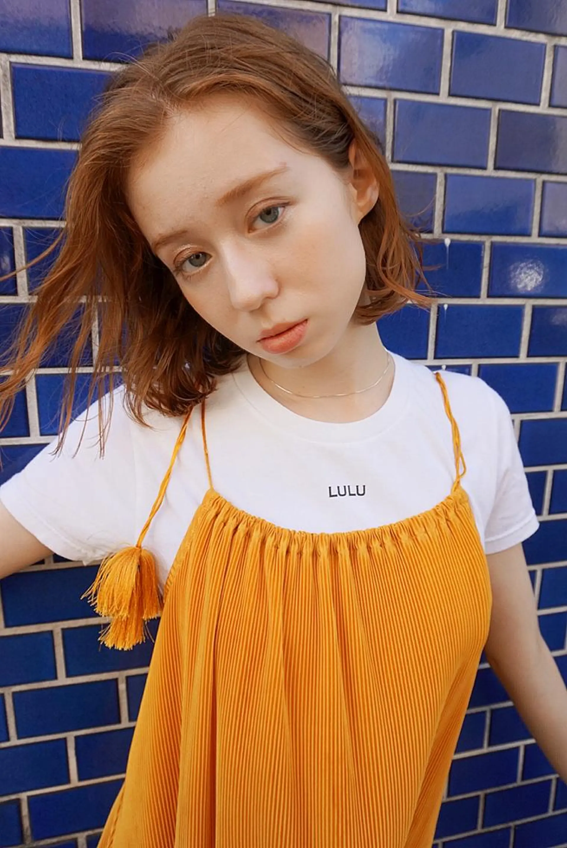 ショート カラー ベージュカラー オレンジ オレンジベージュ カット ヘアカラー トリートメント コジマ ダイスケのヘアスタイル