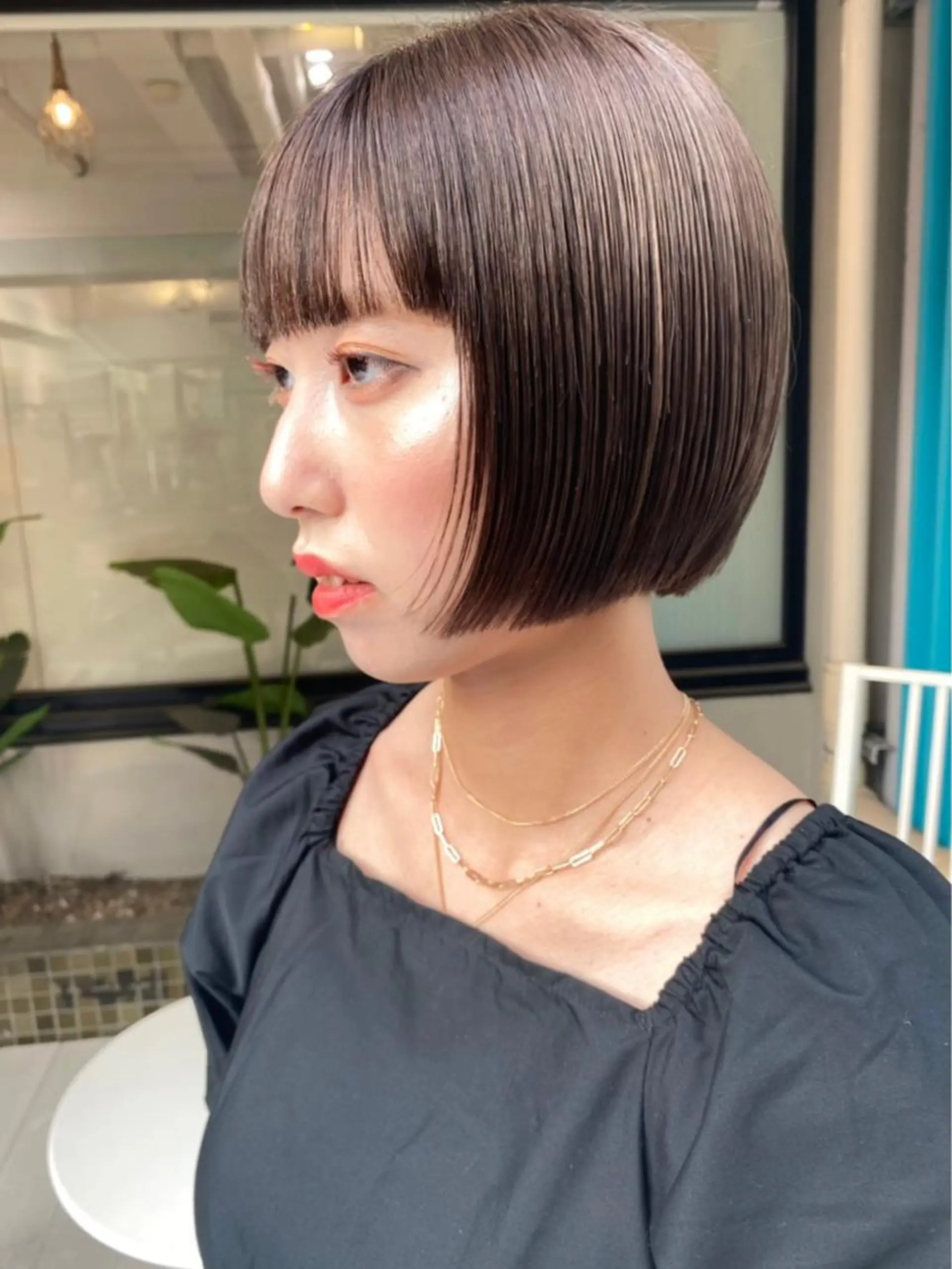 ショート カラー ボブ 佐藤 魁人のヘアスタイル