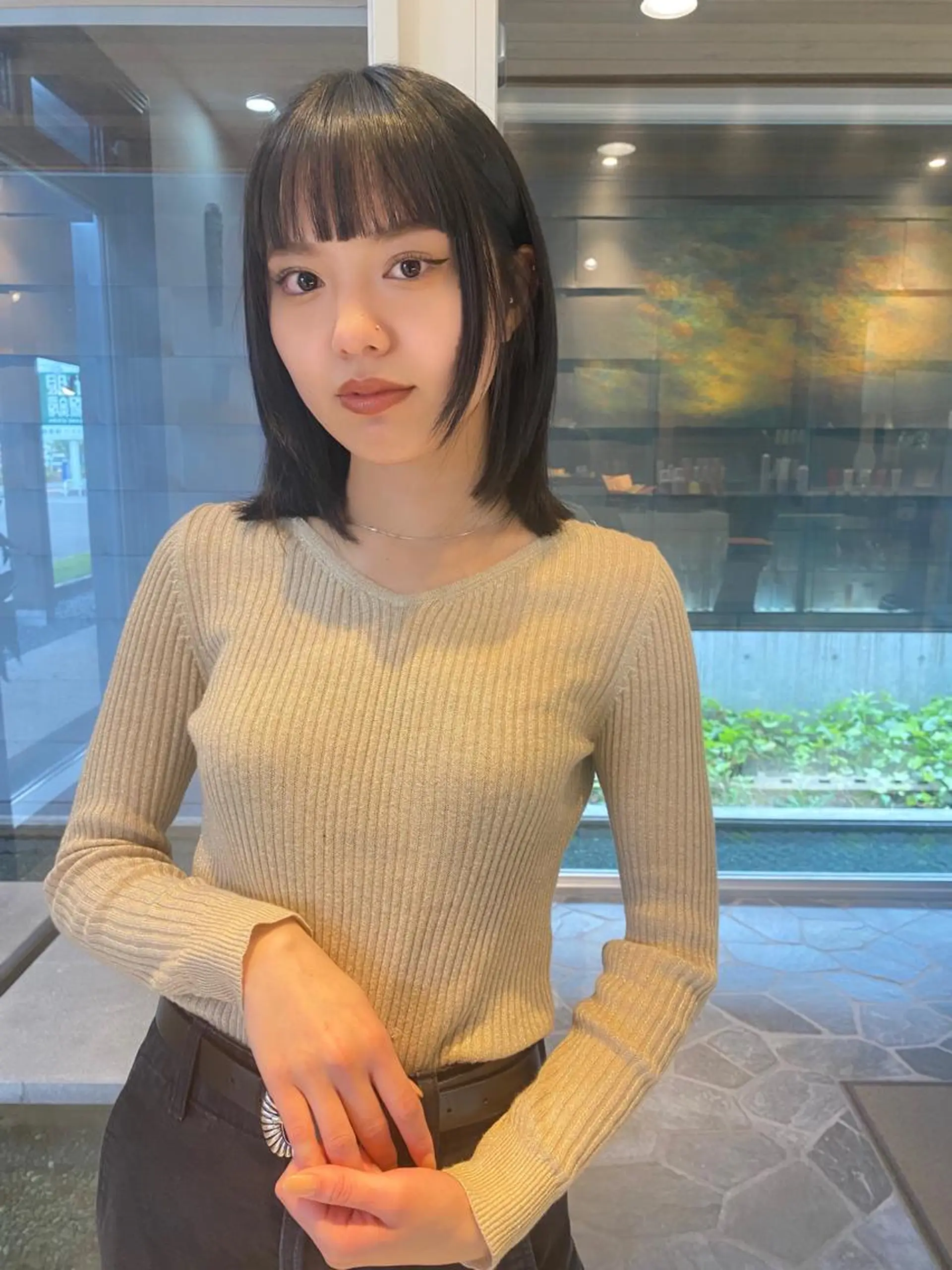 セミロング カラー nambu-GARDEN所属・上田 昂雅のヘアスタイル