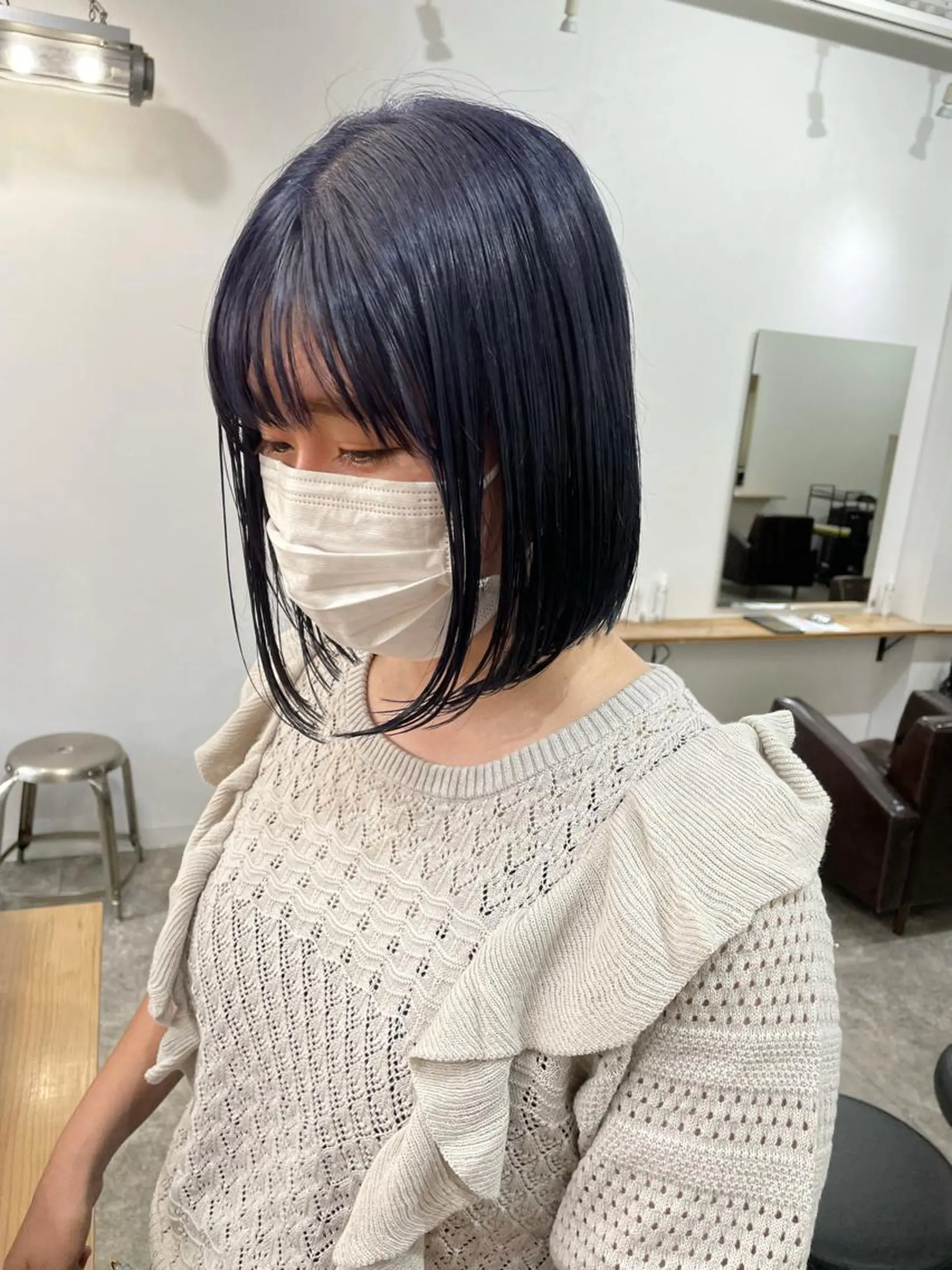 ショート カラー ディープラベンダー ラベンダーカラー カット ヘアカラー トリートメント パーマ/透明感カラー /ボブ/吉田一生のヘアスタイル