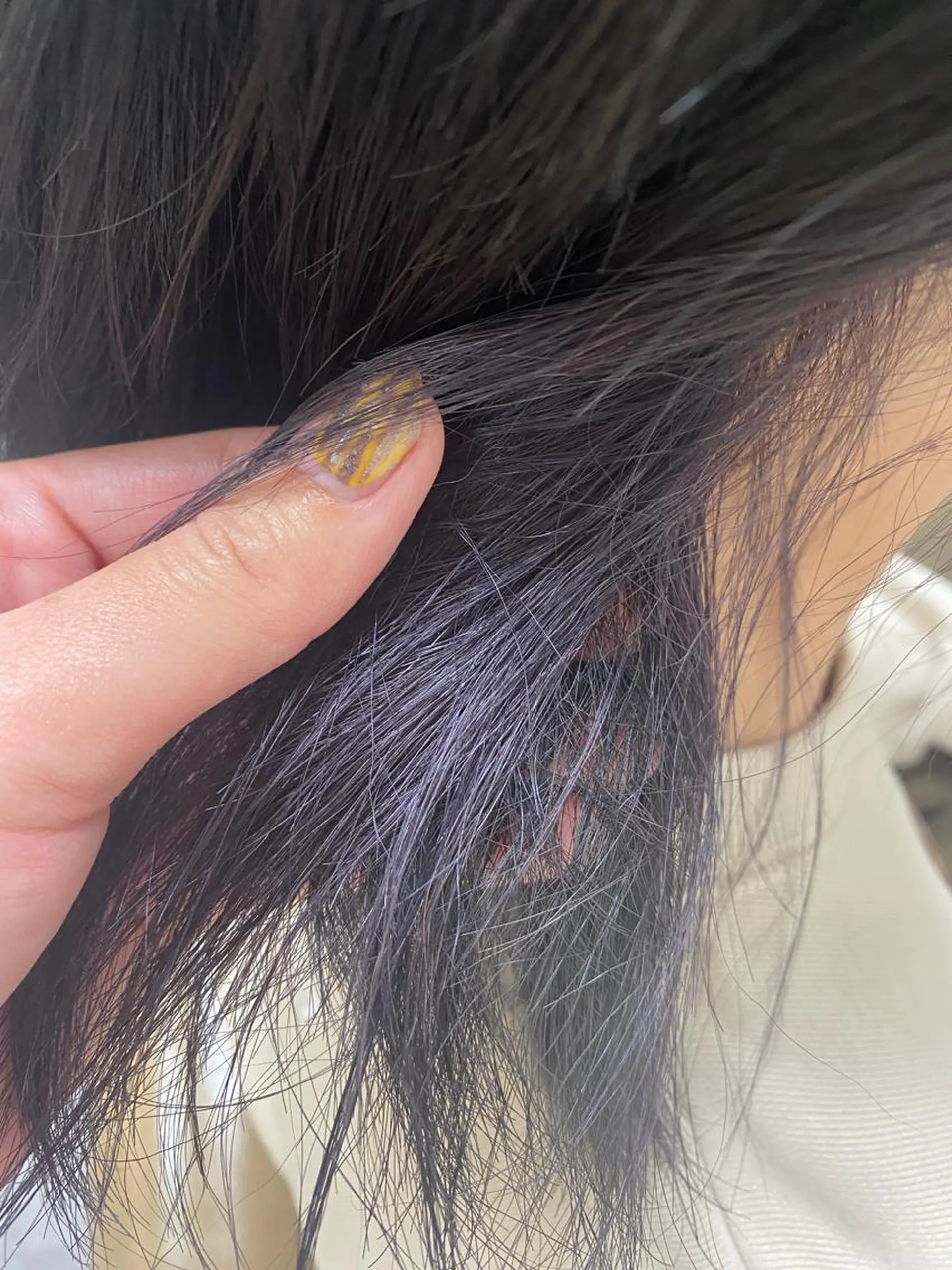 セミロング 永沼 真依のヘアスタイル